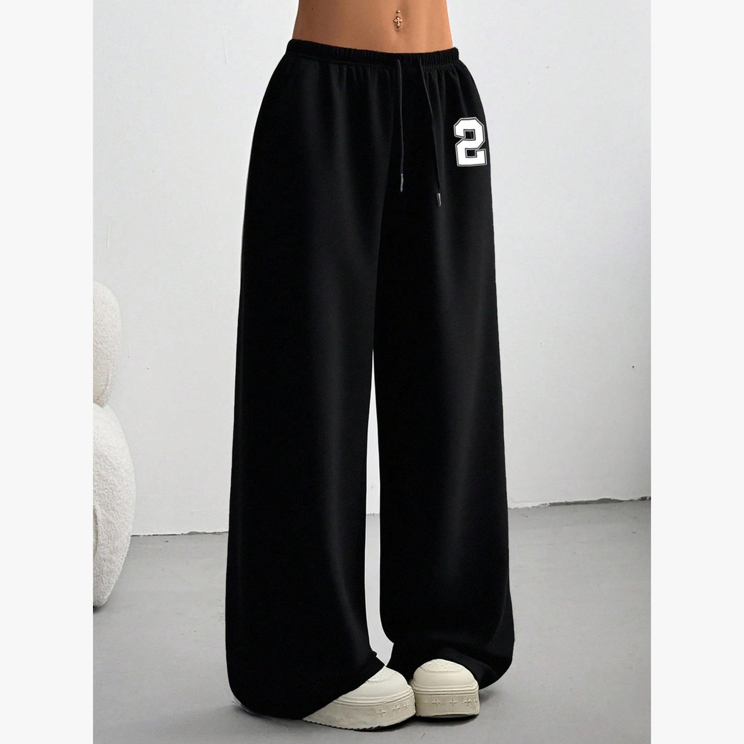 بنطال بطبعة أرقام وقصة أرجل واسعة-women-clothing-bottoms-joggers-image-5