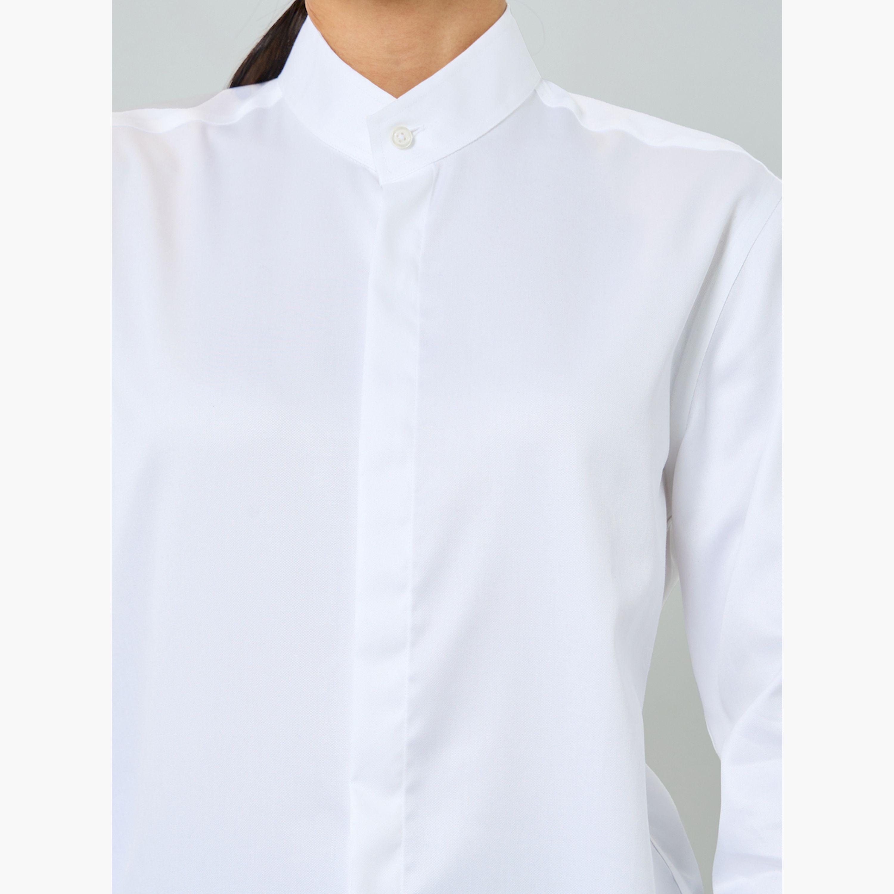Styli White Button Long Sleeve Shirt-women-clothing-shirtsandblouses-shirts-image-5