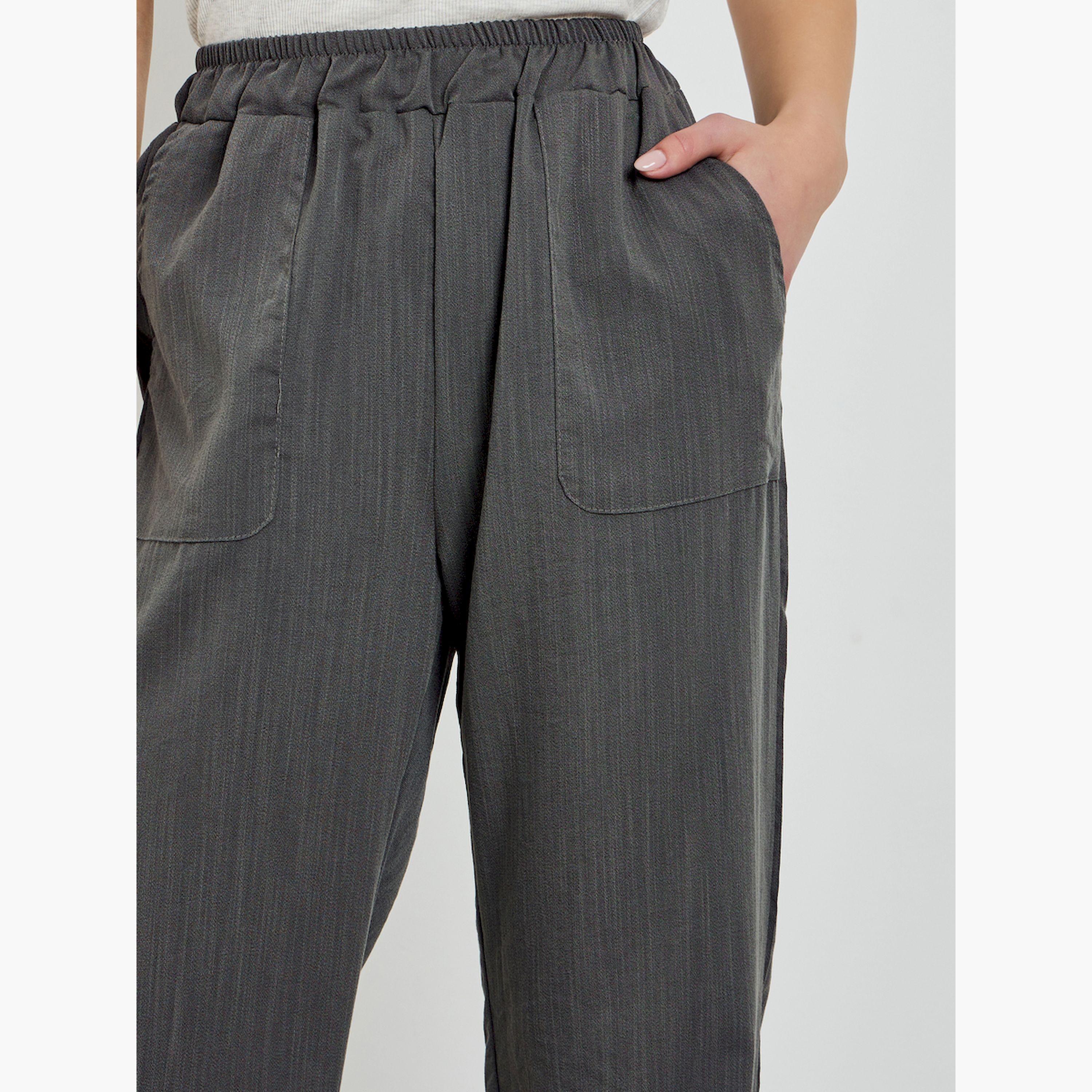 بنطال بأرجل واسعة وجيوب-women-clothing-bottoms-joggers-image-3