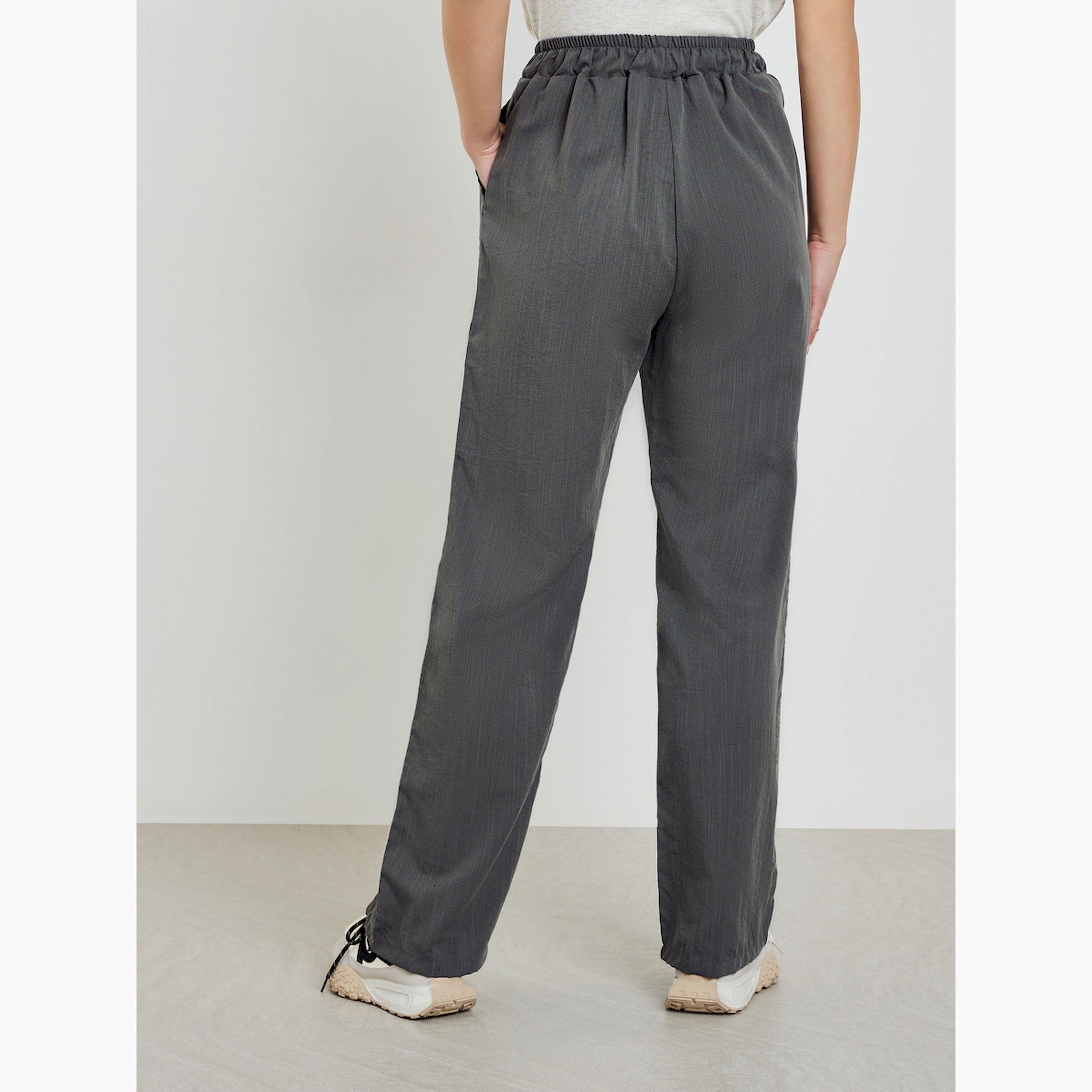 بنطال بأرجل واسعة وجيوب-women-clothing-bottoms-joggers-image-2