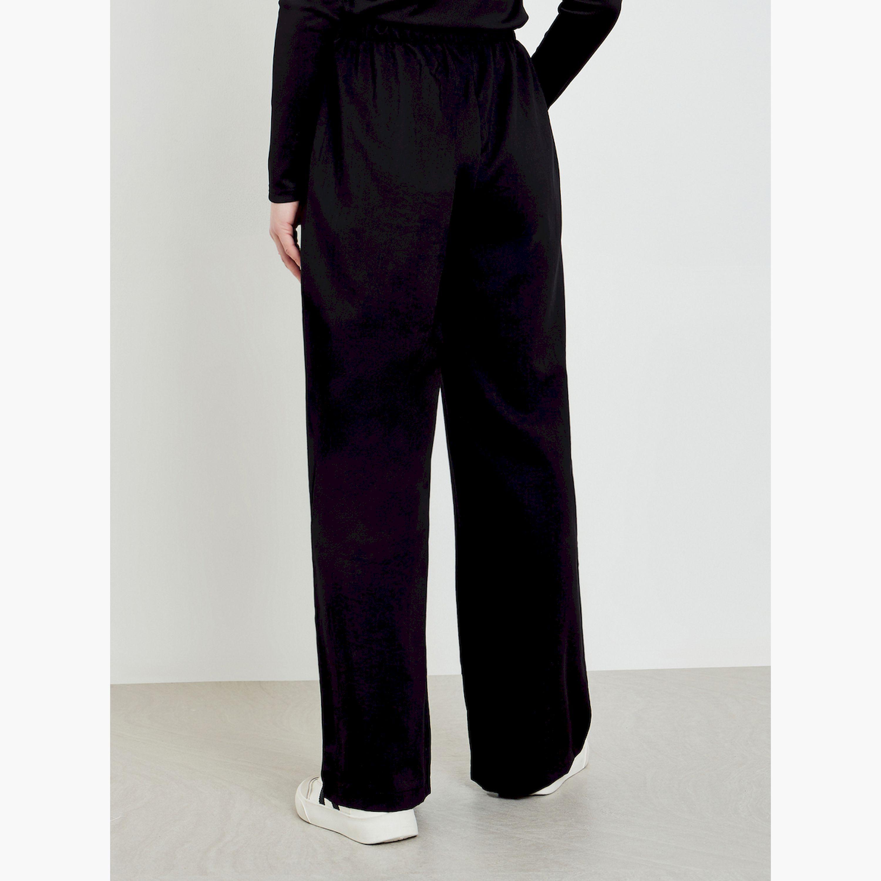 بنطال بأرجل واسعة وبرباط-women-clothing-bottoms-trousers-image-4