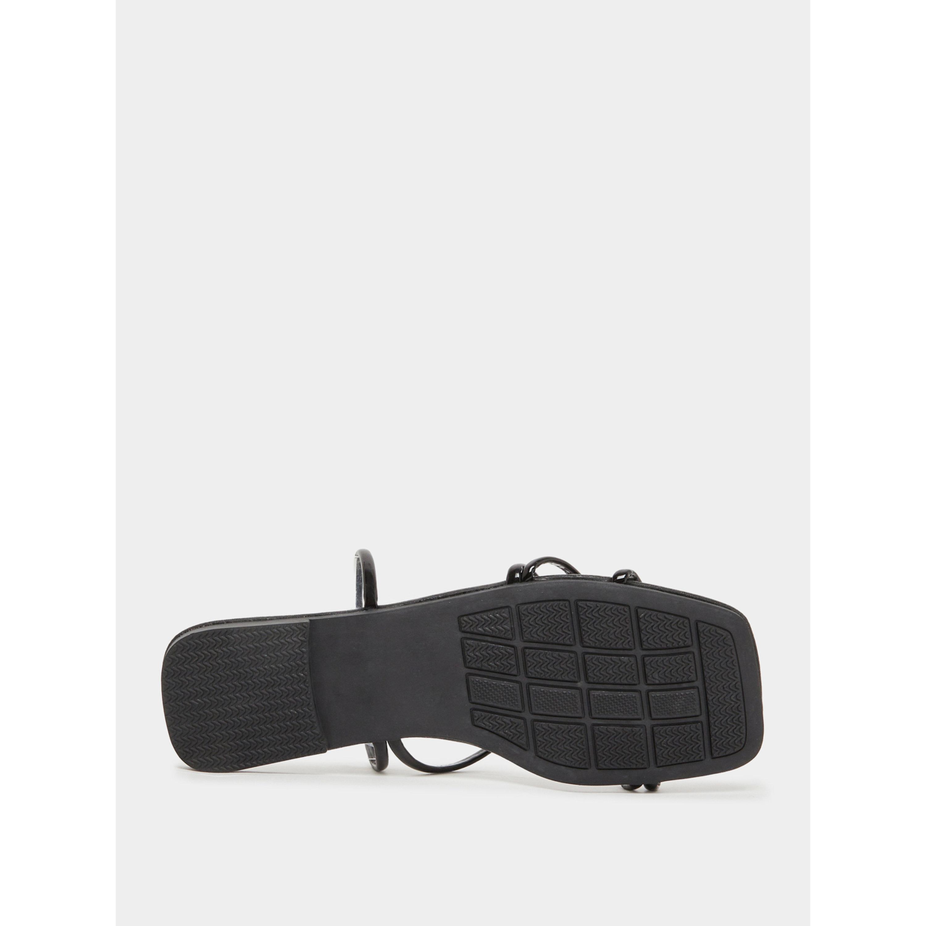 Take Two Black Strappy Slip On Flat Sandals-women-shoes-flipflopsandslides-image-6