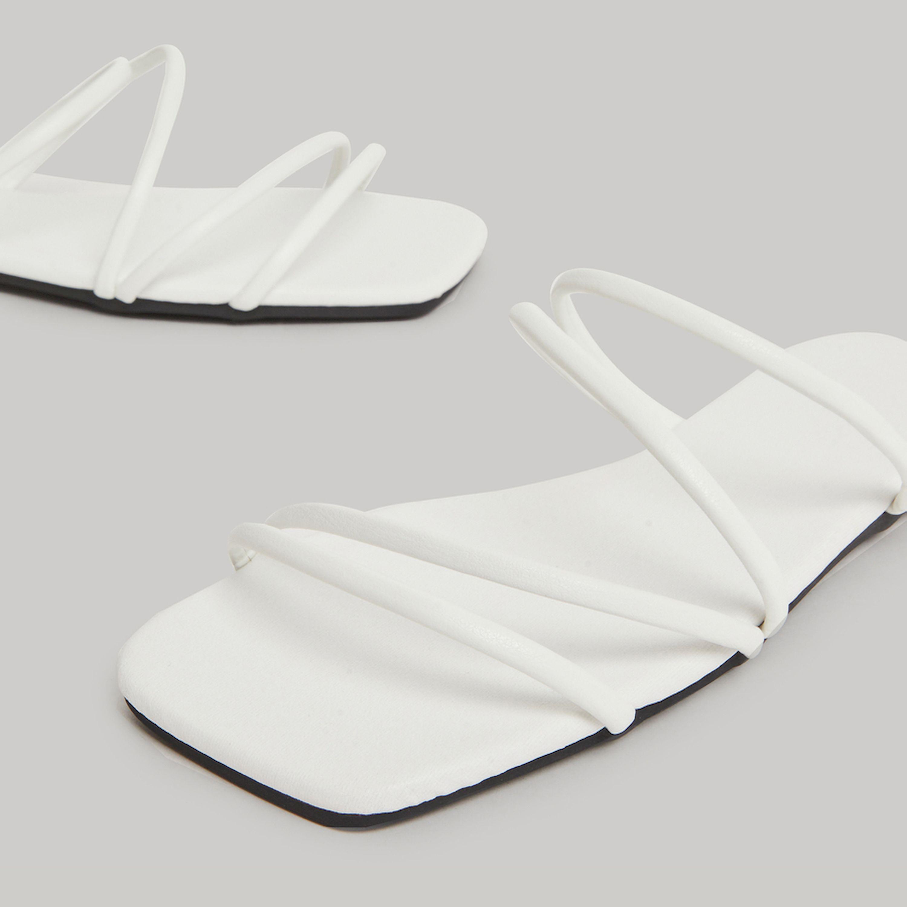 Take Two White Strappy Slip On Flat Sandals-women-shoes-sandals-flats-image-3