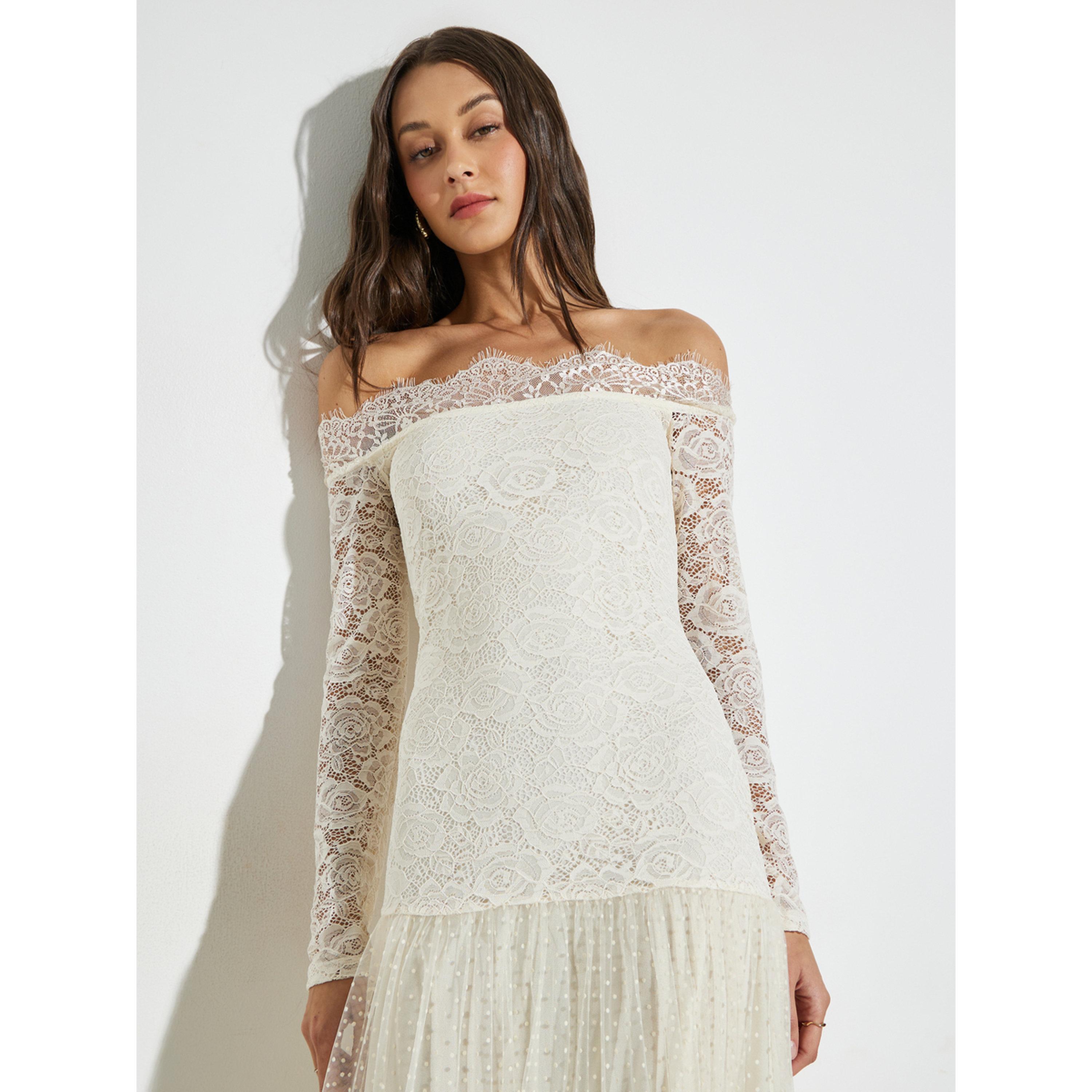 فستان طويل مكشوف الأكتاف وتفاصيل دانتيل-women-clothing-dresses-image-2