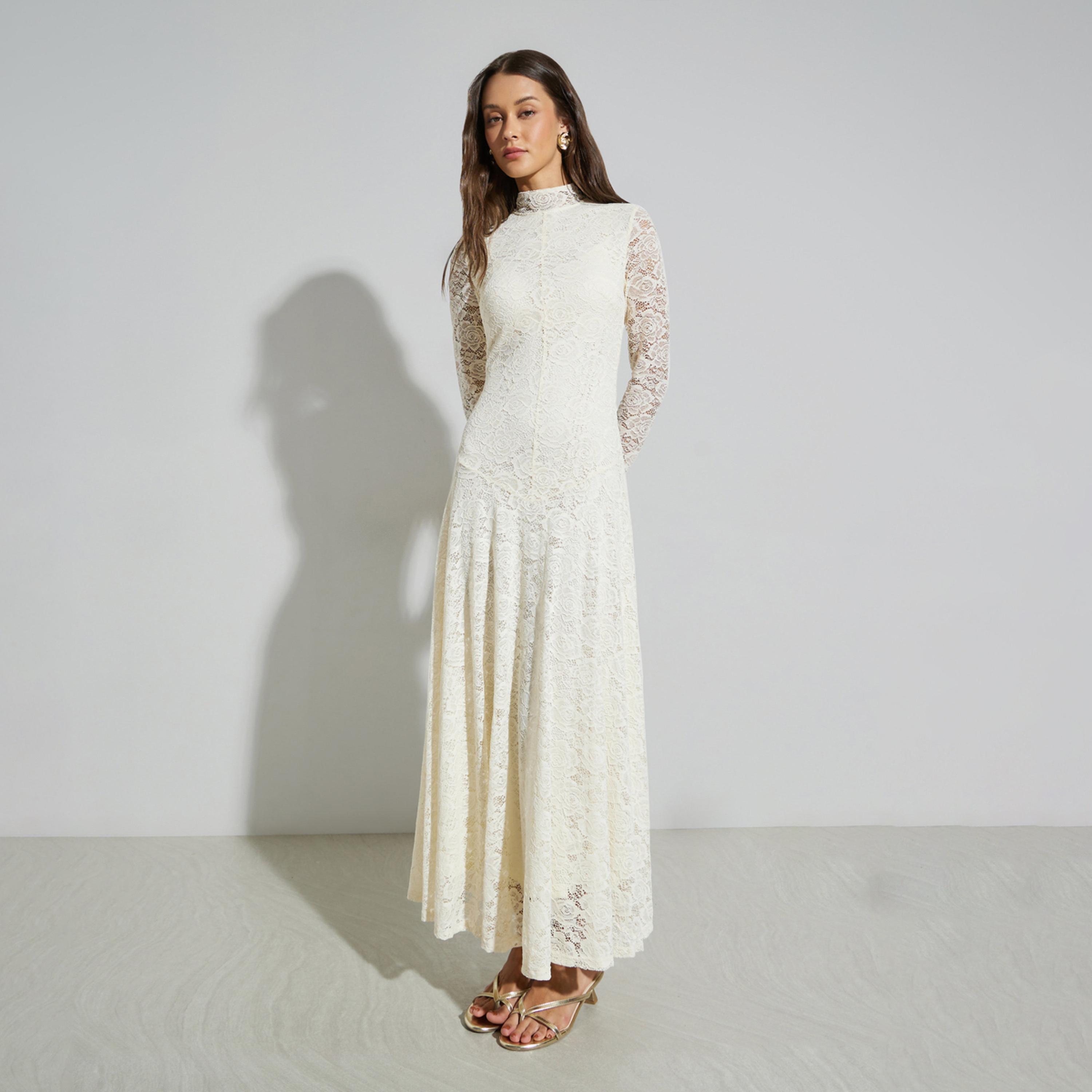 فستان طويل دانتيل بأكمام طويلة-women-clothing-dresses-image-1