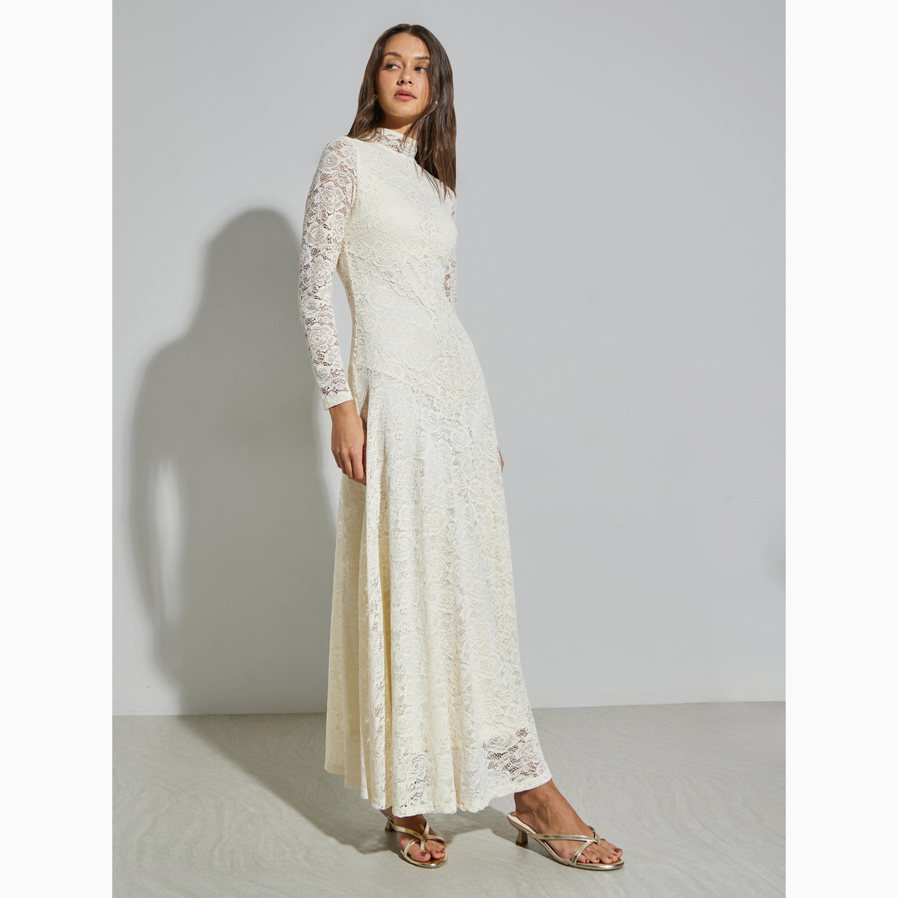 فستان طويل دانتيل بأكمام طويلة-women-clothing-dresses-image-3