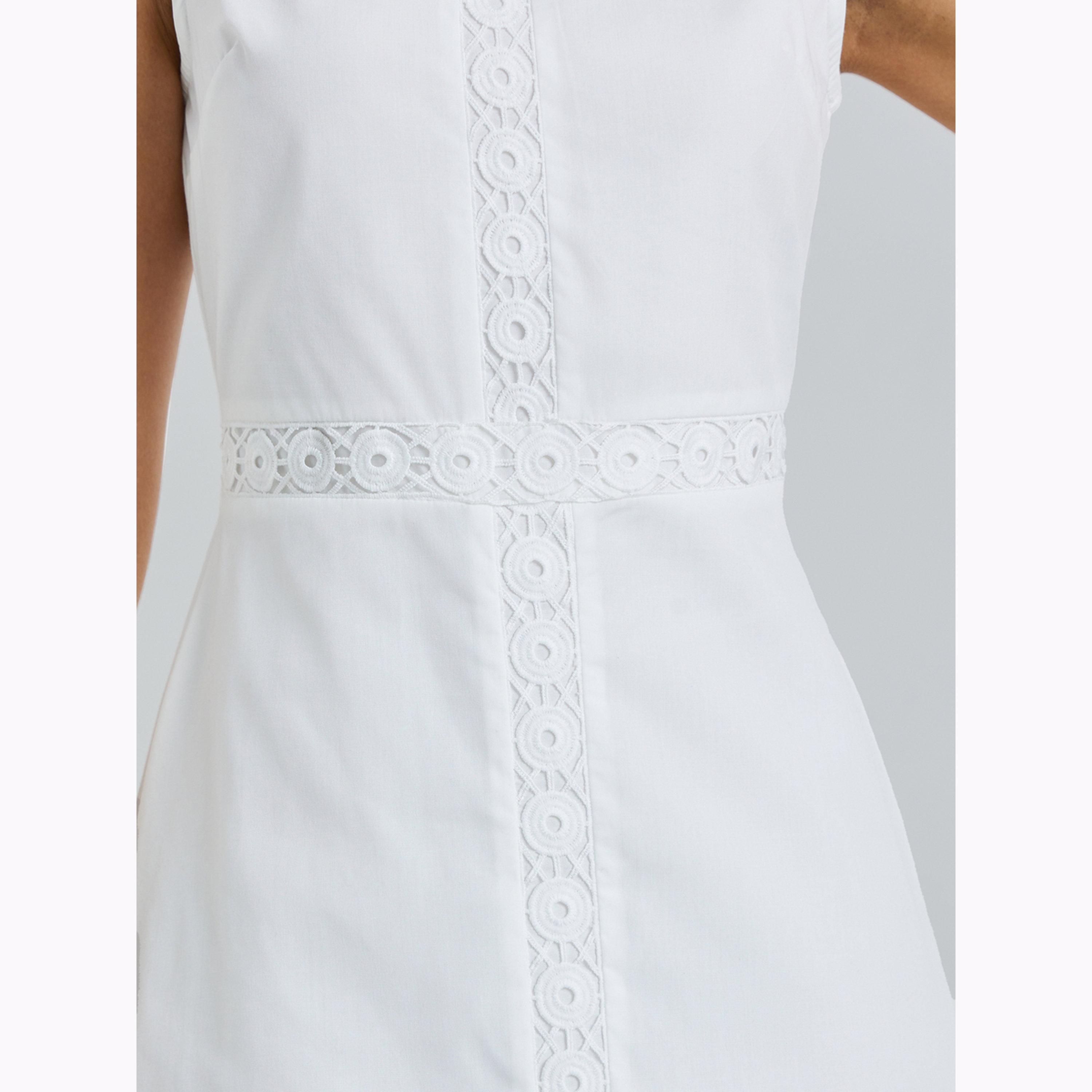 Styli White Self-Design Sleeveless A-Line Maxi Dress-women-clothing-dresses-image-5