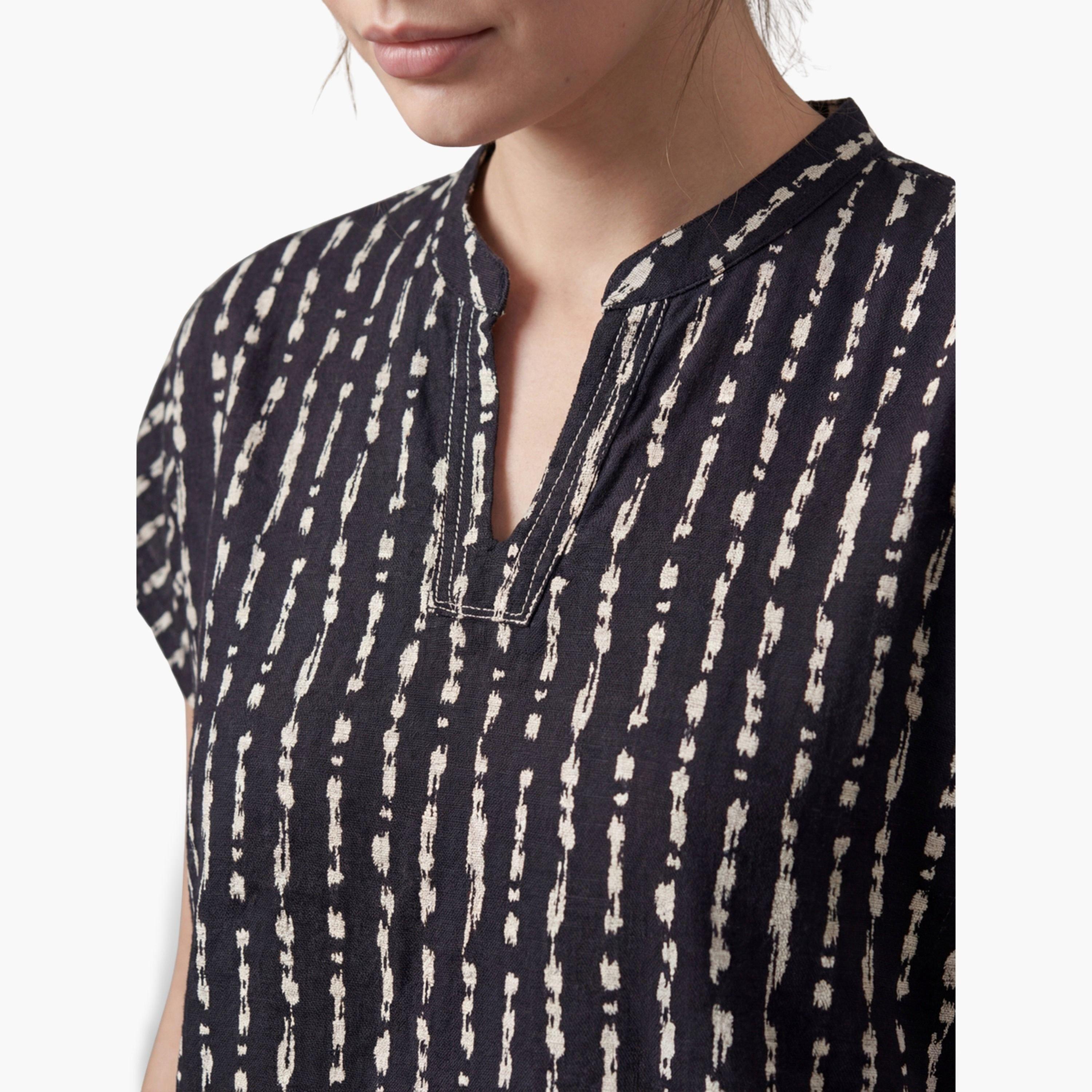 طقم بيجاما من بنطال وبلوزة قطن بطبعة مخططة-women-clothing-nightwear-pyjamas-longsets-image-5