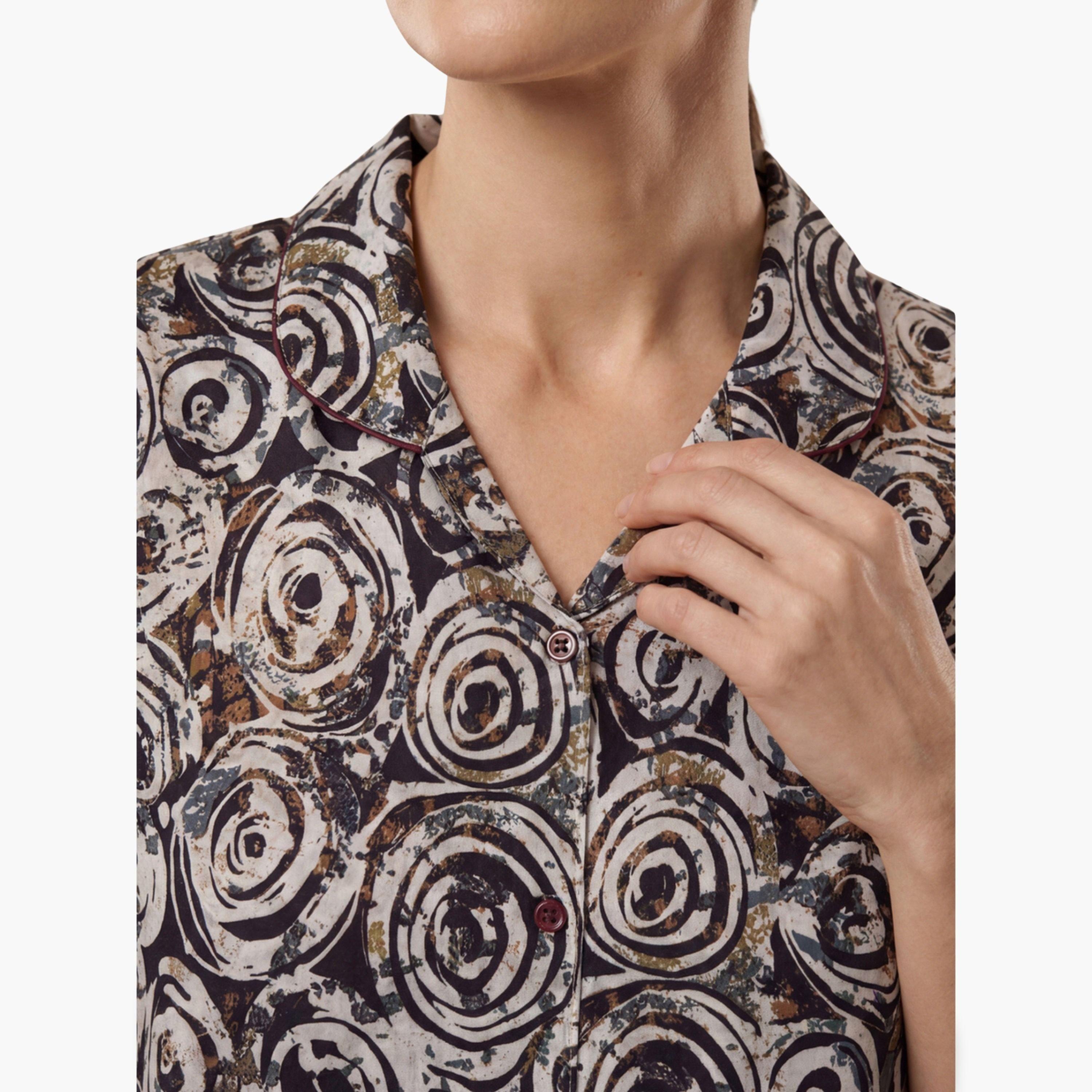 Mish Women All Over Print Cotton Shirt and Pyjama Set-women-clothing-nightwear-pyjamas-longsets-image-5