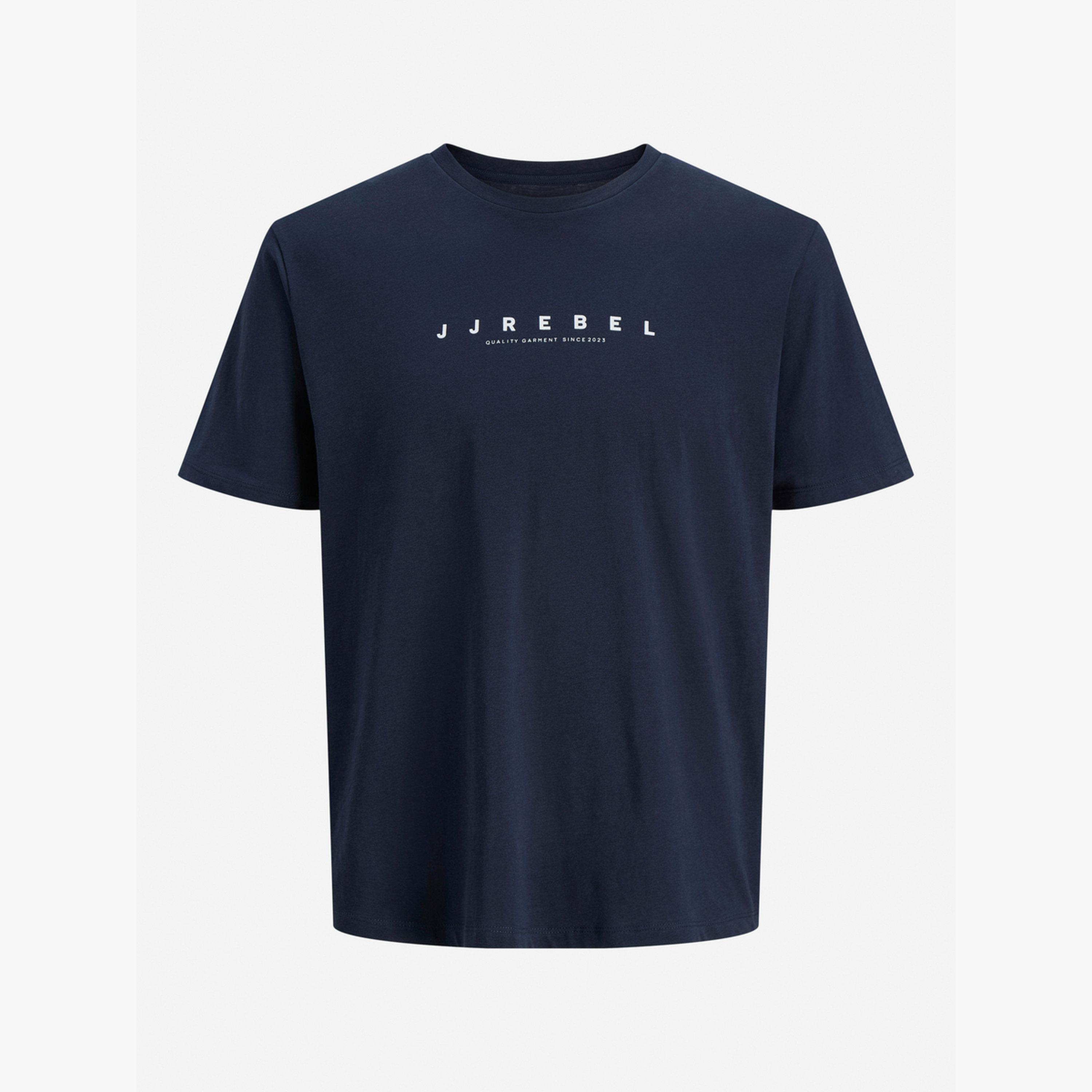 تيشيرت قطن رجالي بطبعة شعار-men-clothing-tshirtsandpolos-tshirts-image-3