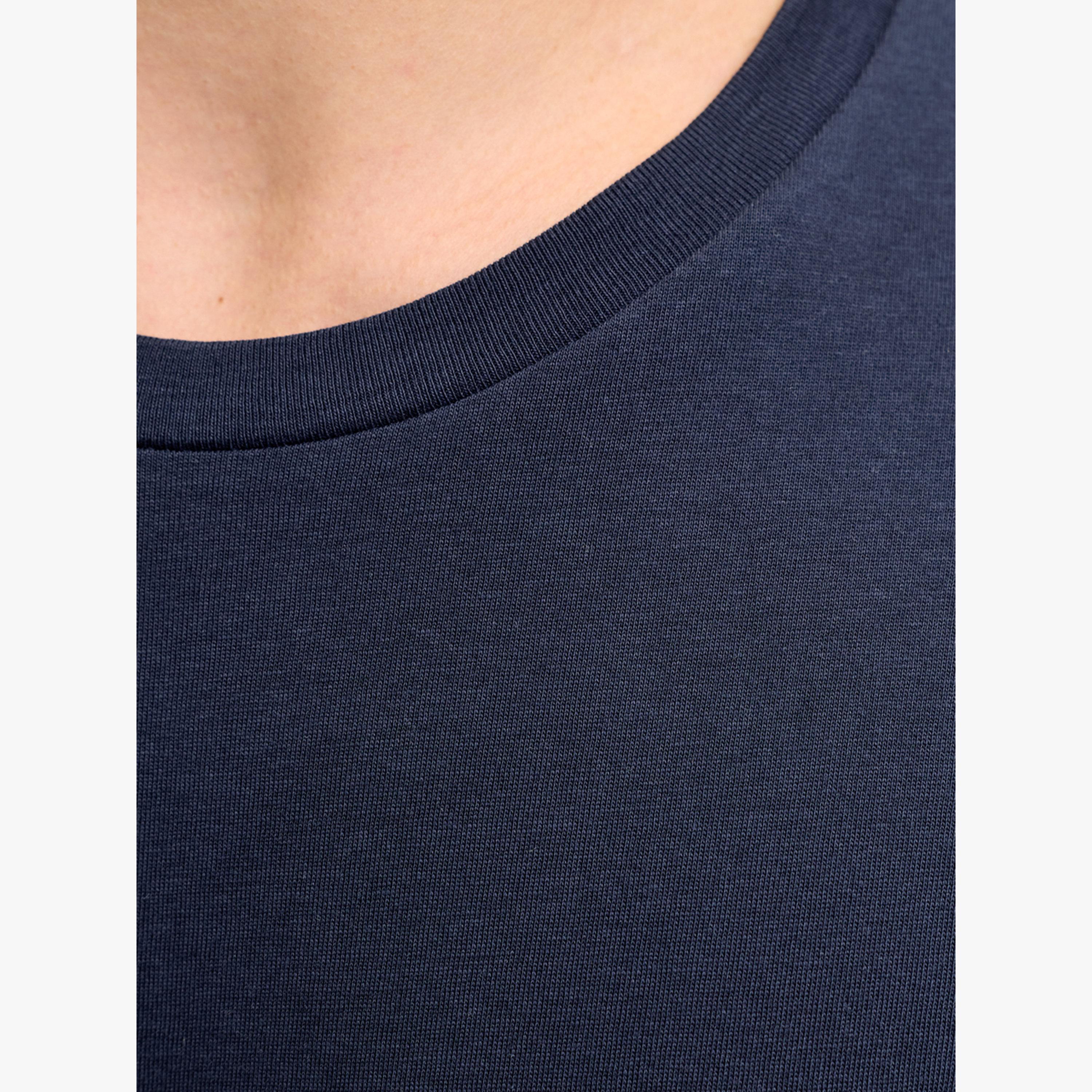 REBEL Navy Blue Slogan Print Cotton T-Shirt-men-clothing-tshirtsandpolos-tshirts-image-5
