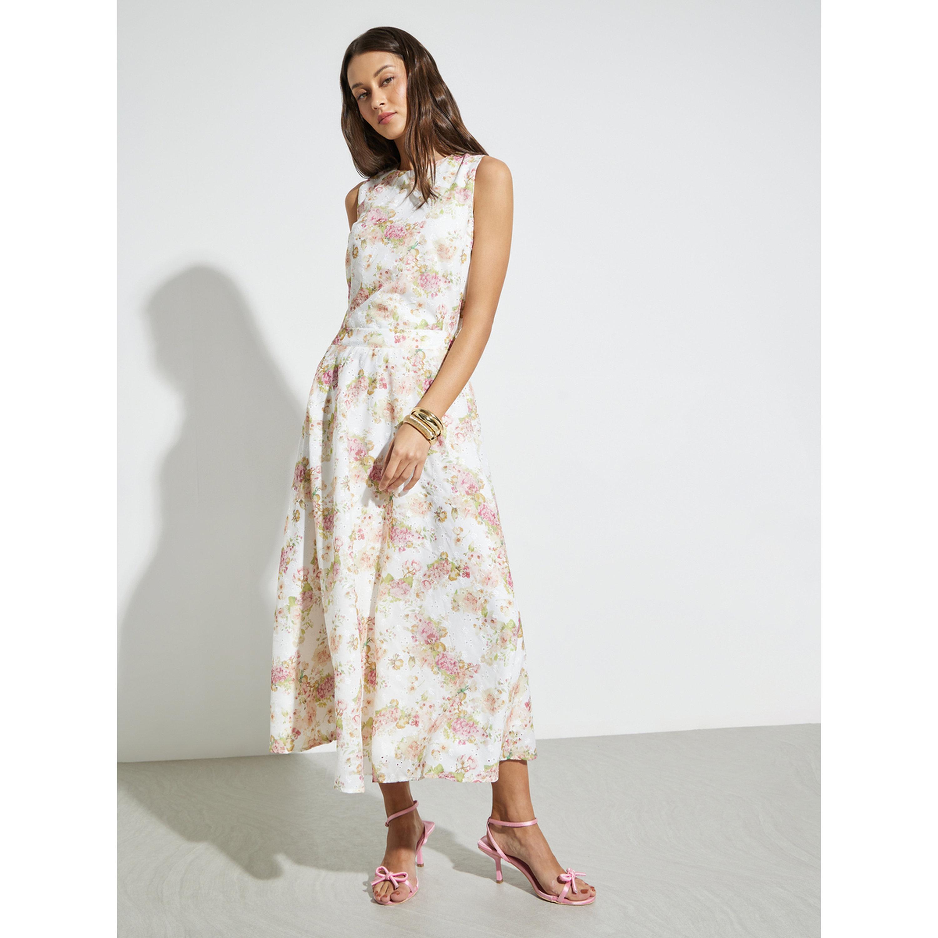 تنورة ميدي بطبعة أزهار وتطريز شيفلي-women-clothing-skirts-image-5