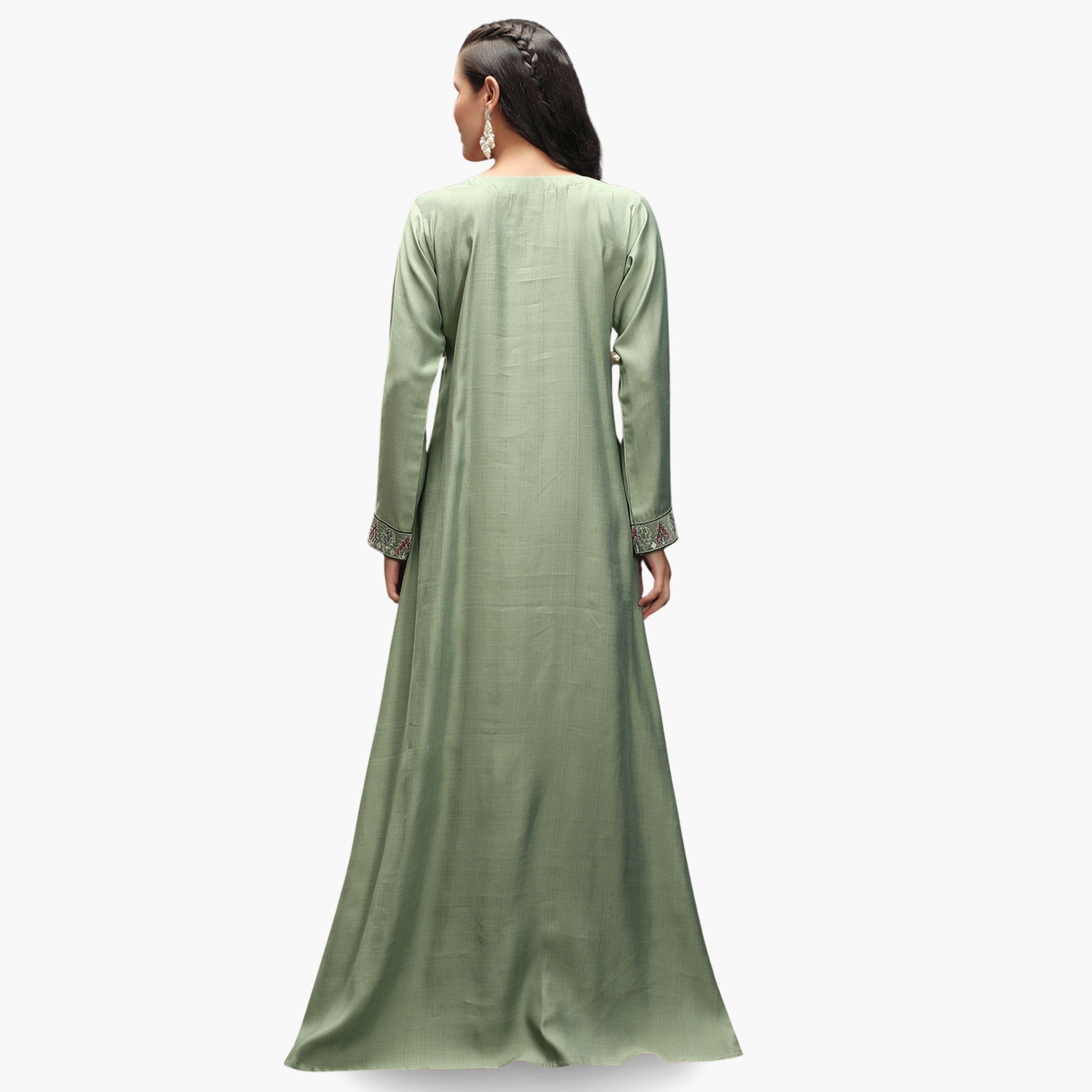جلابية طويلة بتطريز يدوي-women-arabicclothing-jalabiyas-image-5