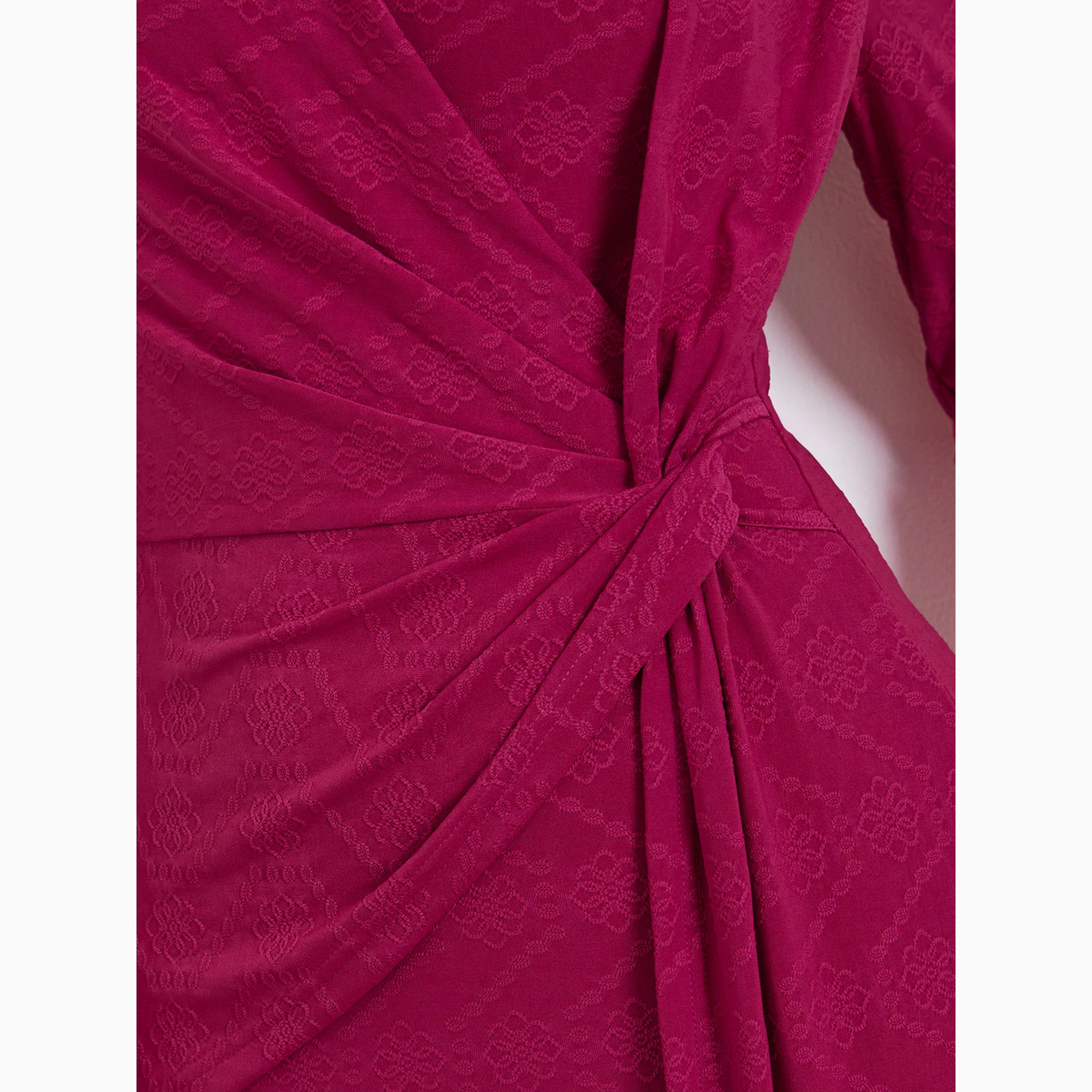 فستان طويل بتفاصيل رباط لف-women-clothing-dresses-image-6