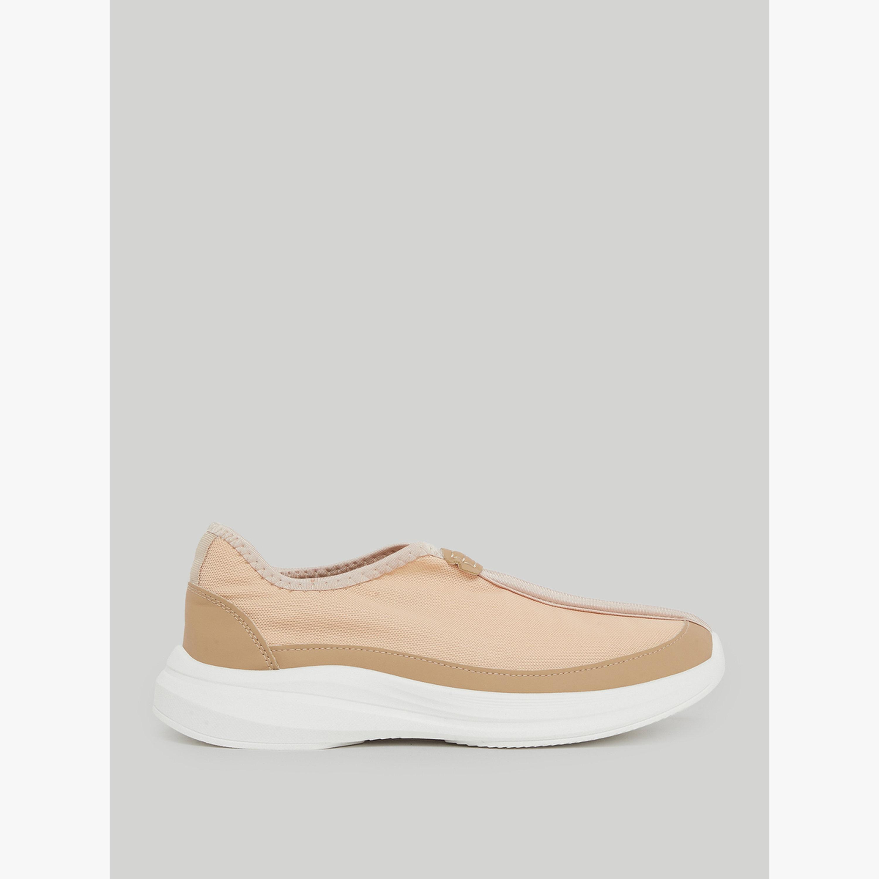 Styli Beige Slip-On Sneakers-men-shoes-sneakers-image-2