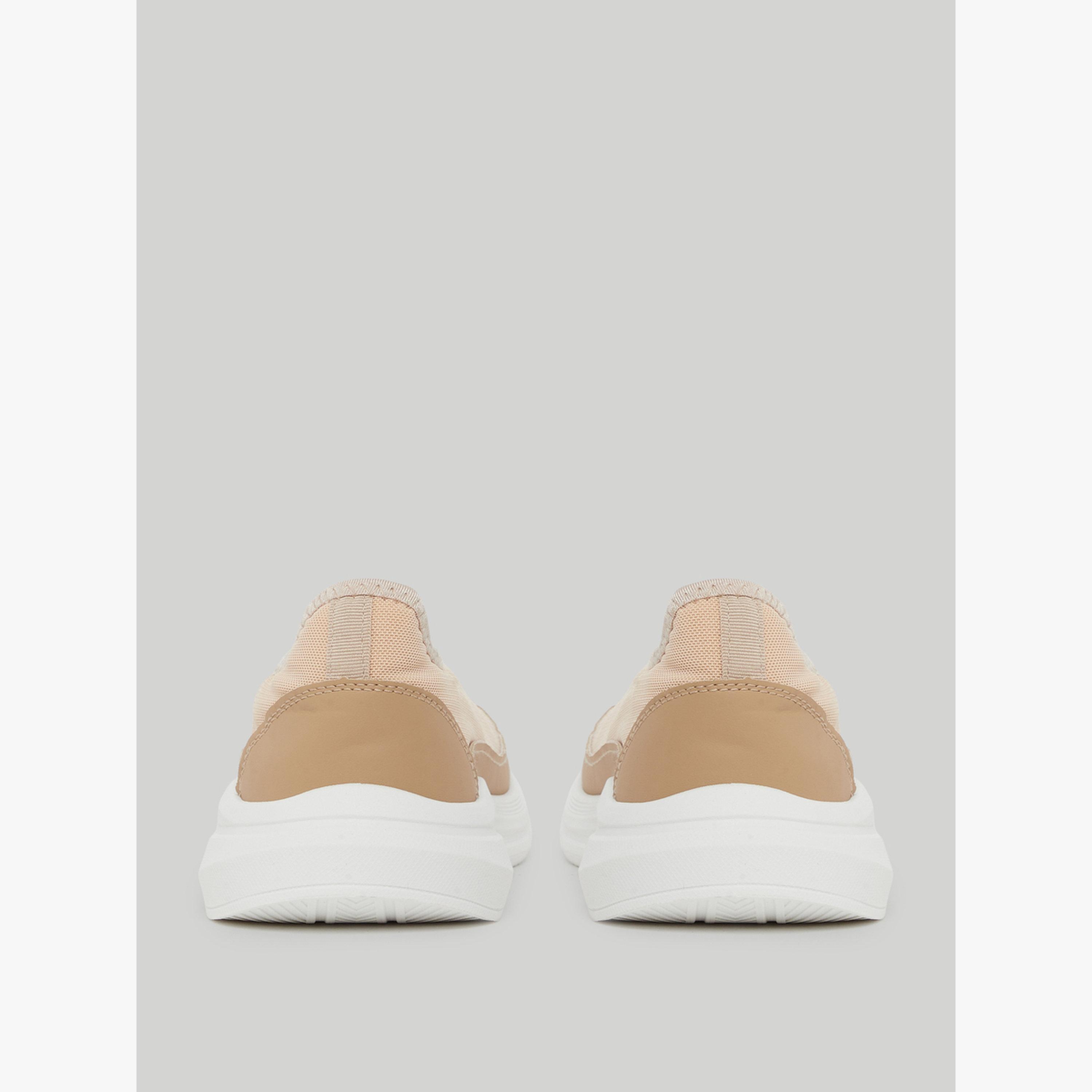 Styli Beige Slip-On Sneakers-men-shoes-sneakers-image-5