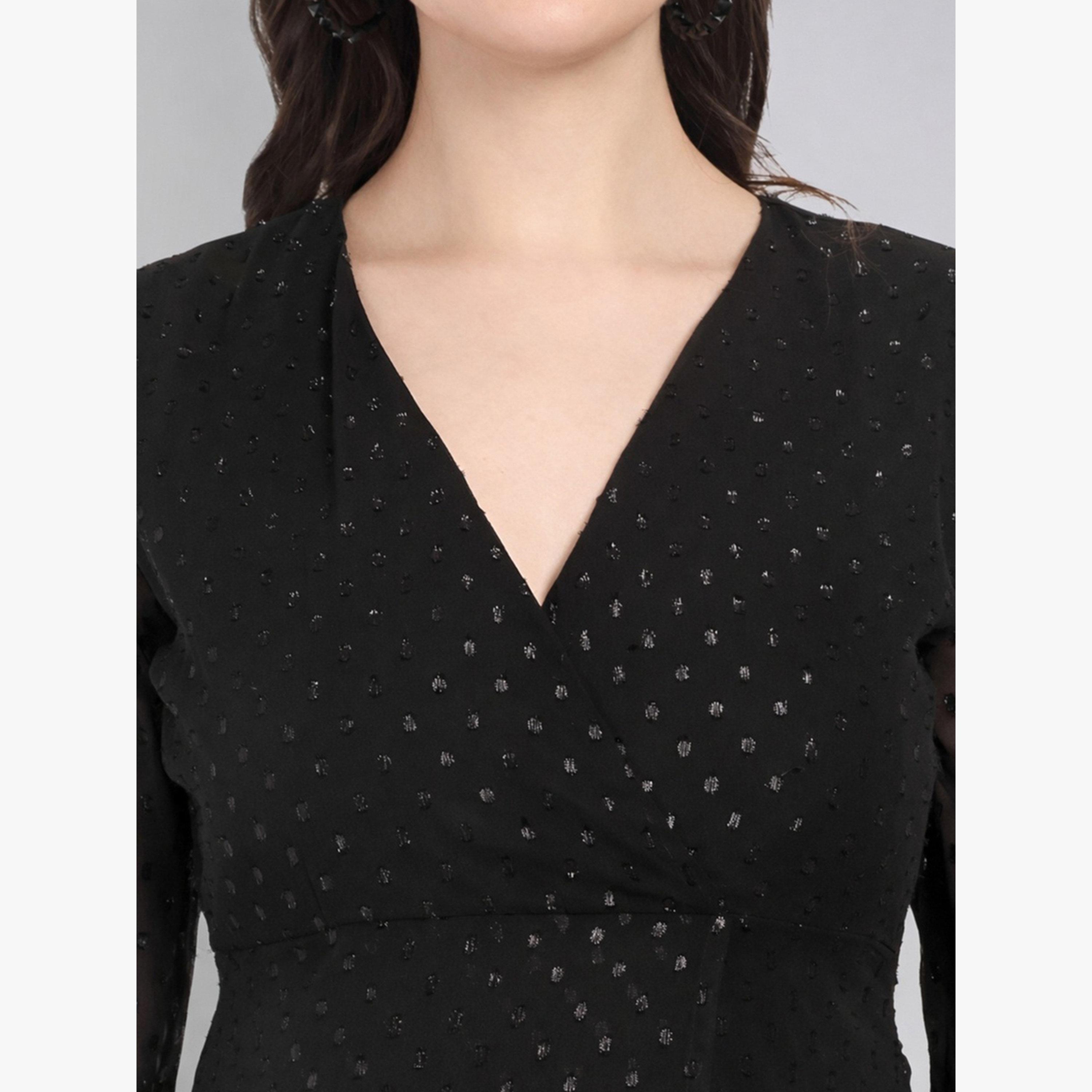 فستان بطول الركبة بخيوط دوبي ولوريكس-women-clothing-dresses-image-5