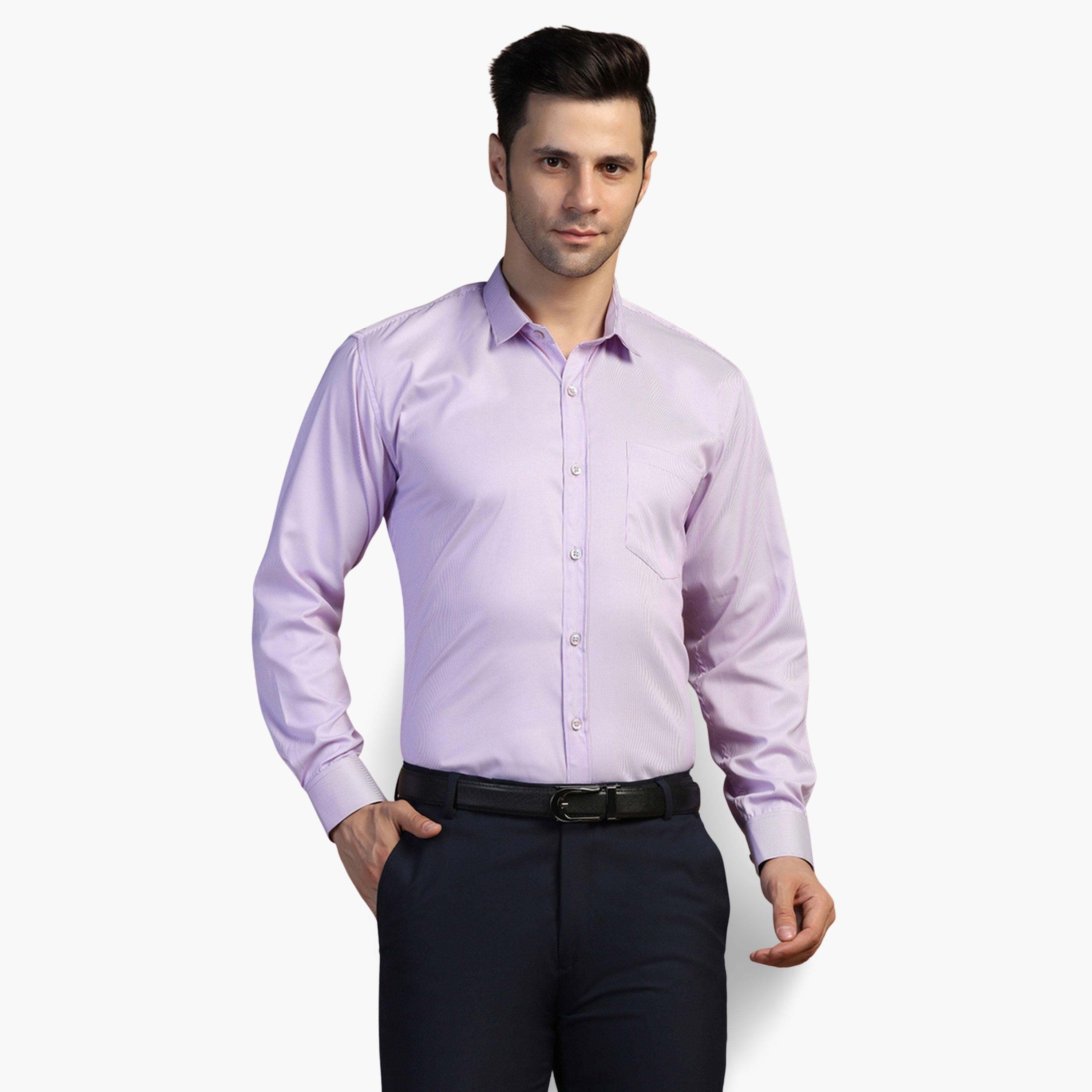 قميص عمل مخطط للرجال-men-clothing-shirts-image-1
