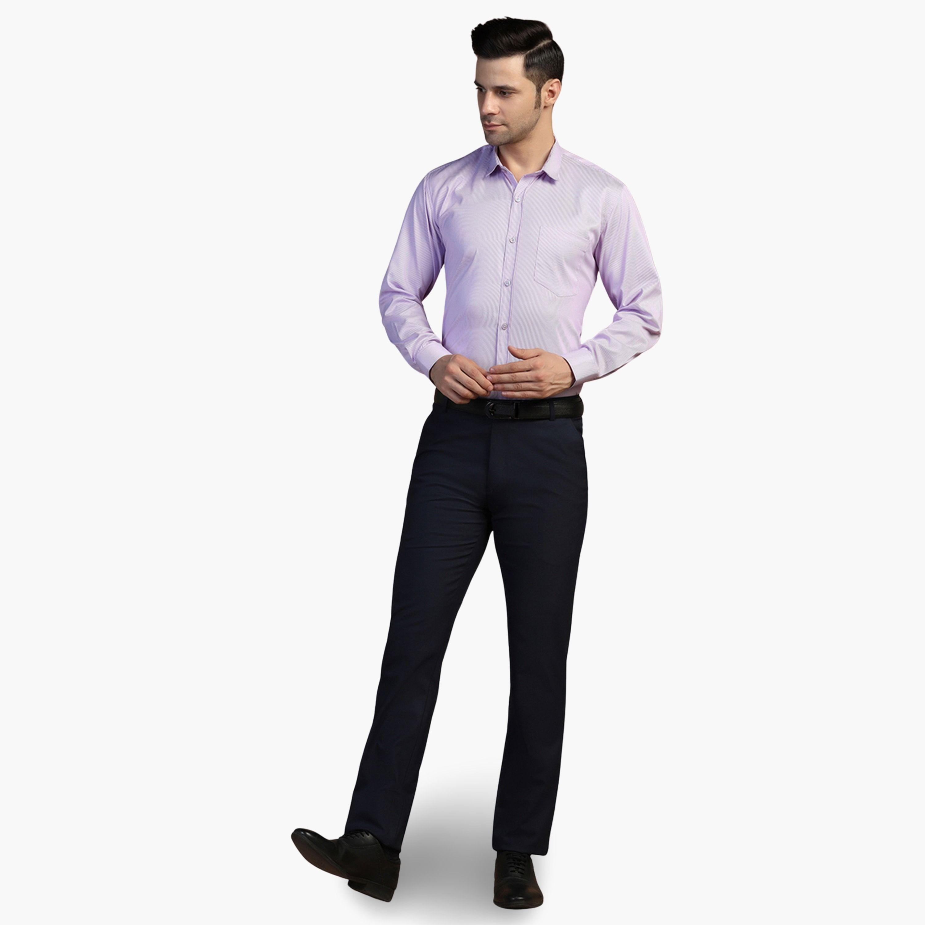قميص عمل مخطط للرجال-men-clothing-shirts-image-2