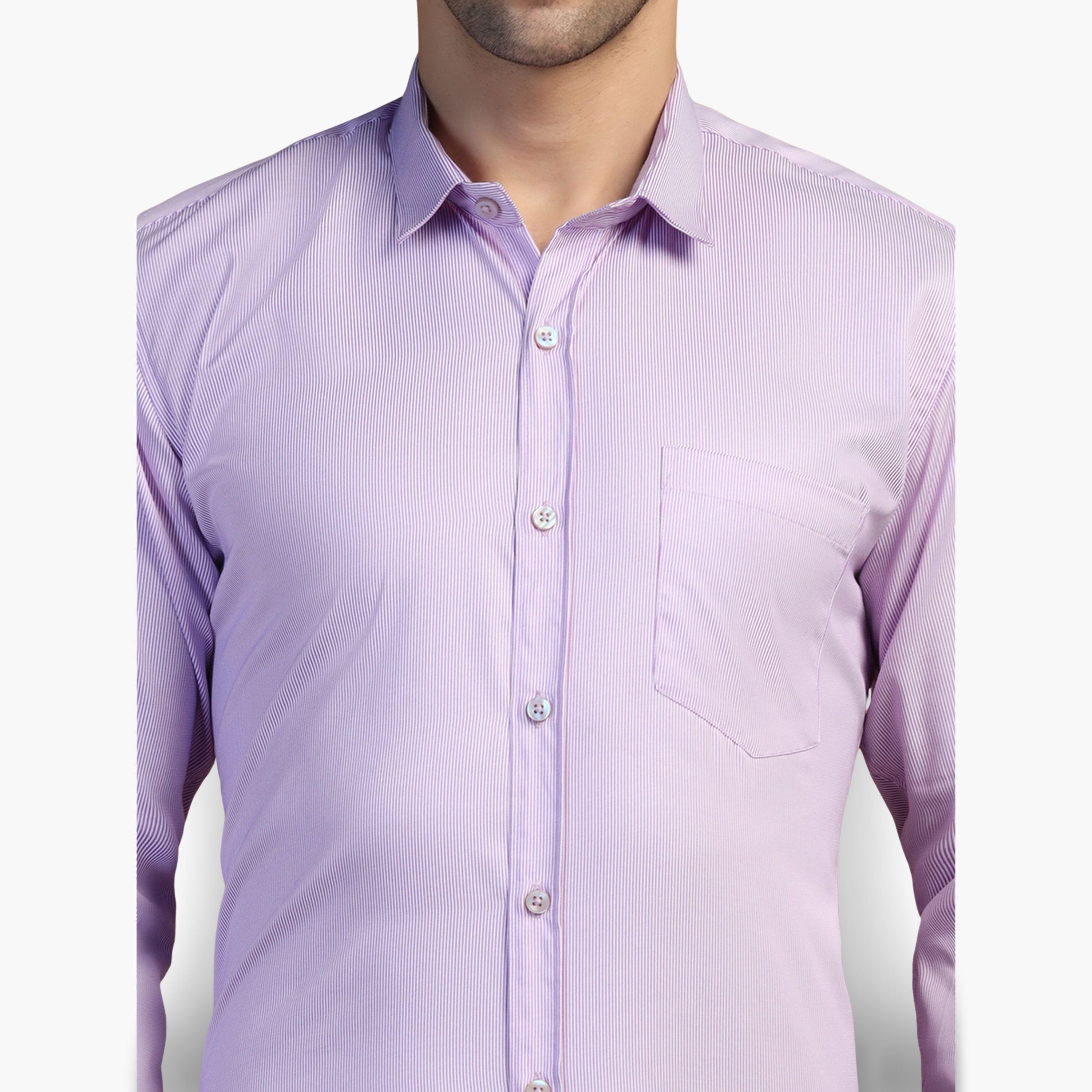 TAHVO X Styli Men Purple Striped Workwear Shirt-men-clothing-shirts-image-6
