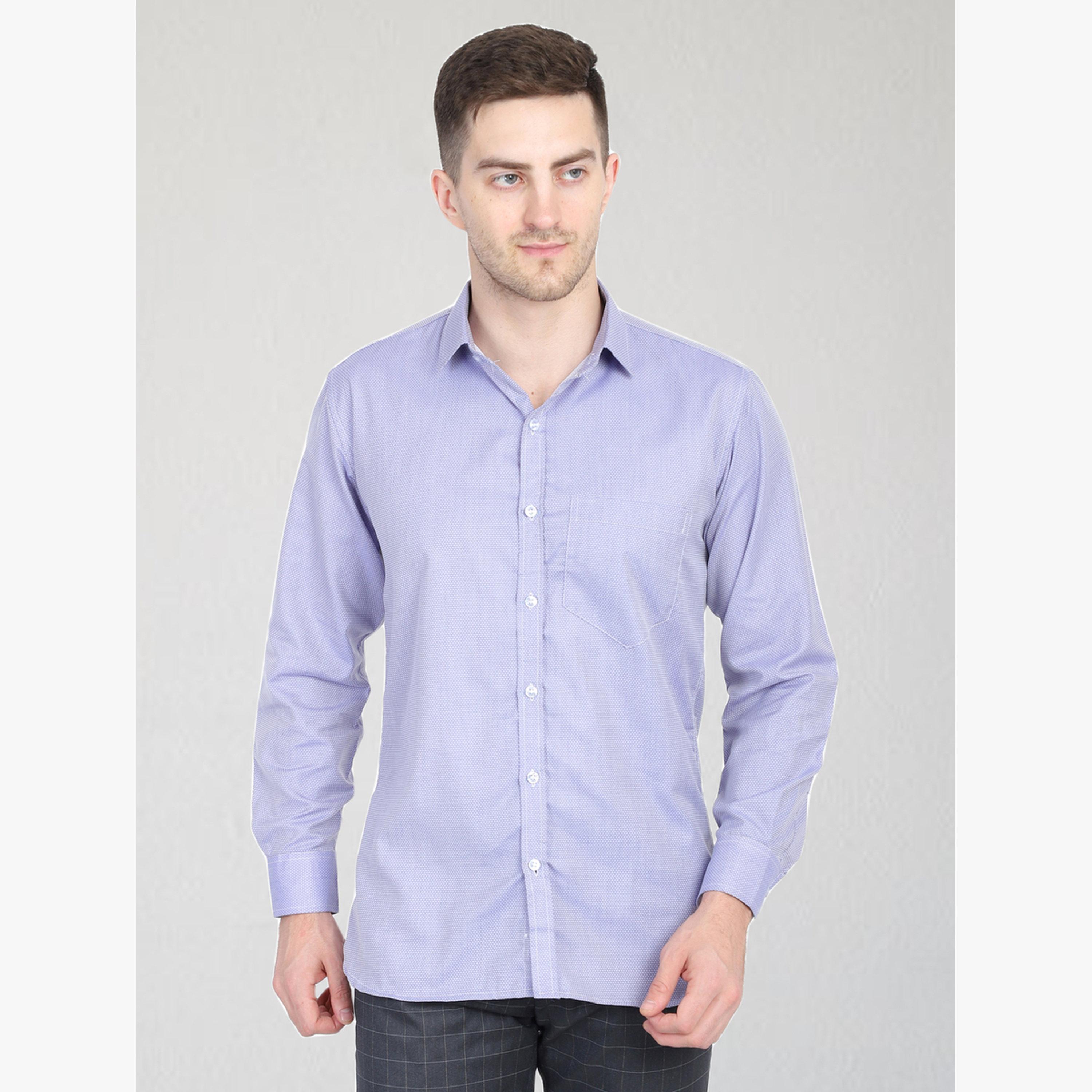 قميص كاجوال بياقة ممتدة للرجال-men-clothing-shirts-image-1