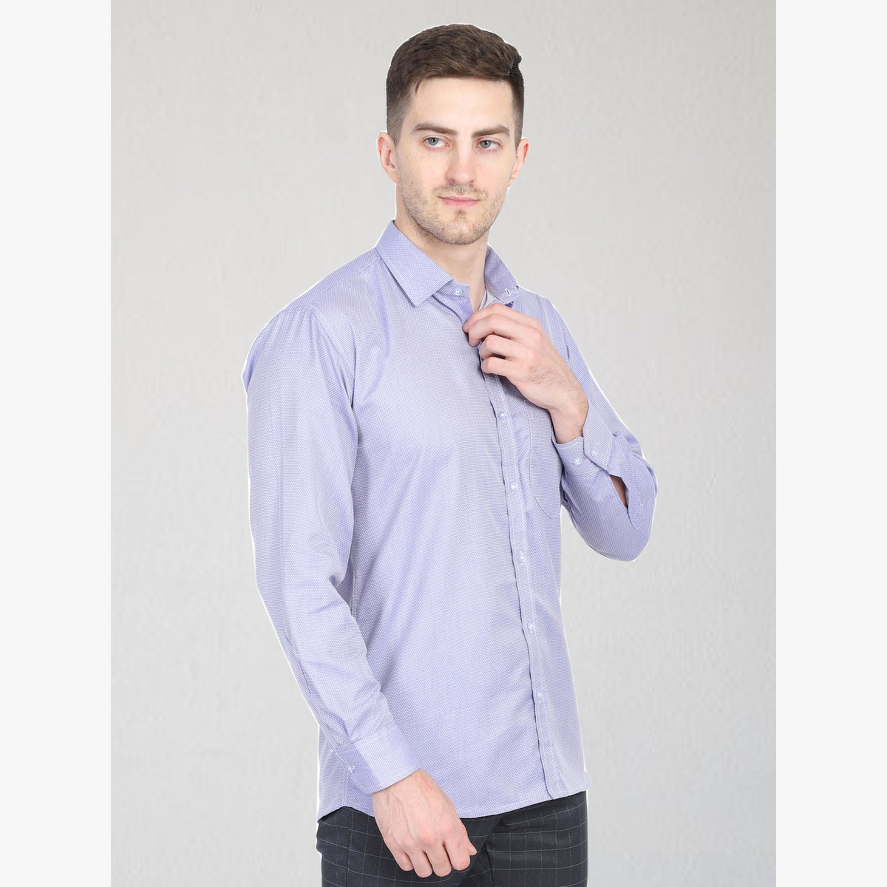 قميص كاجوال بياقة ممتدة للرجال-men-clothing-shirts-image-2