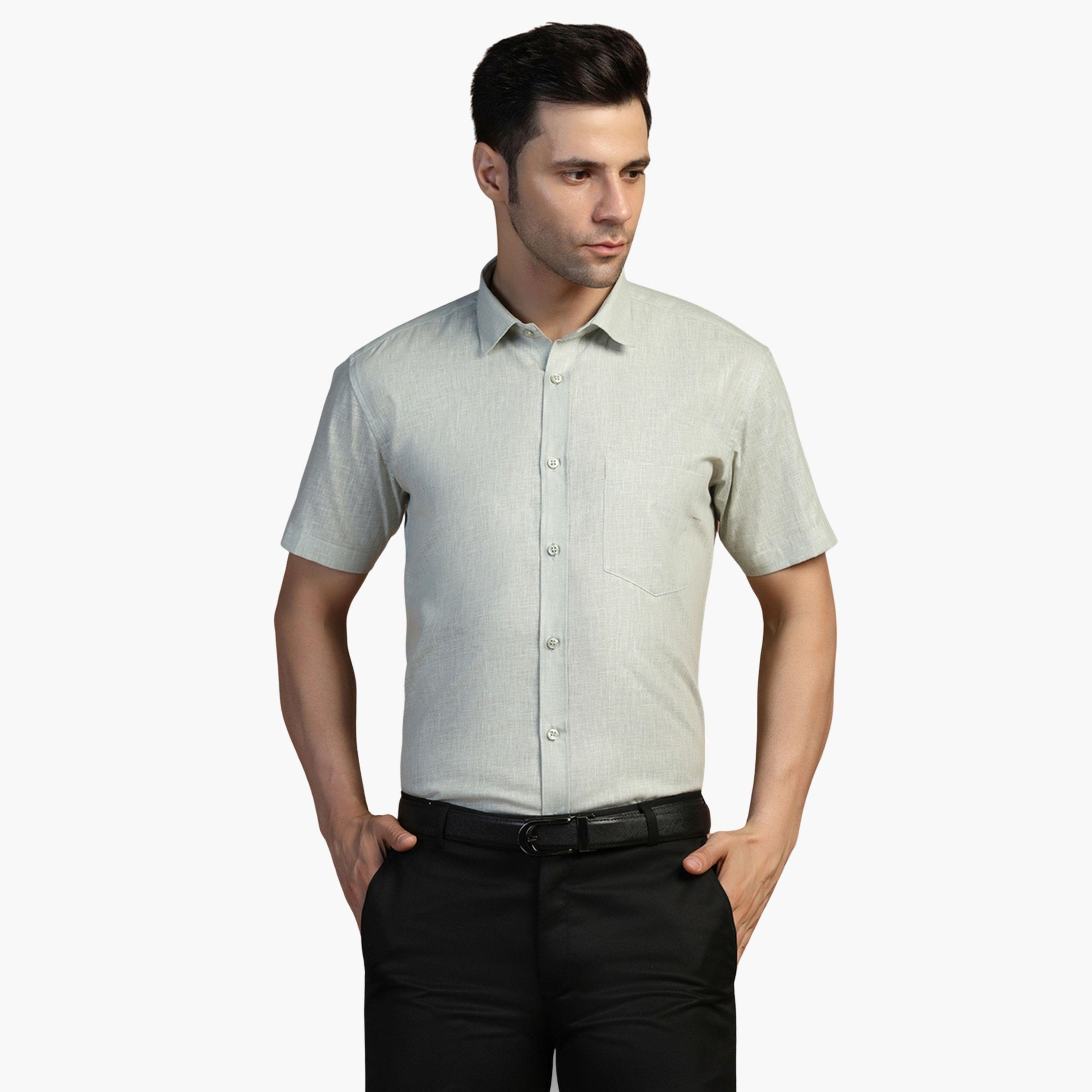 قميص بأكمام قصيرة للرجال-men-clothing-shirts-image-1