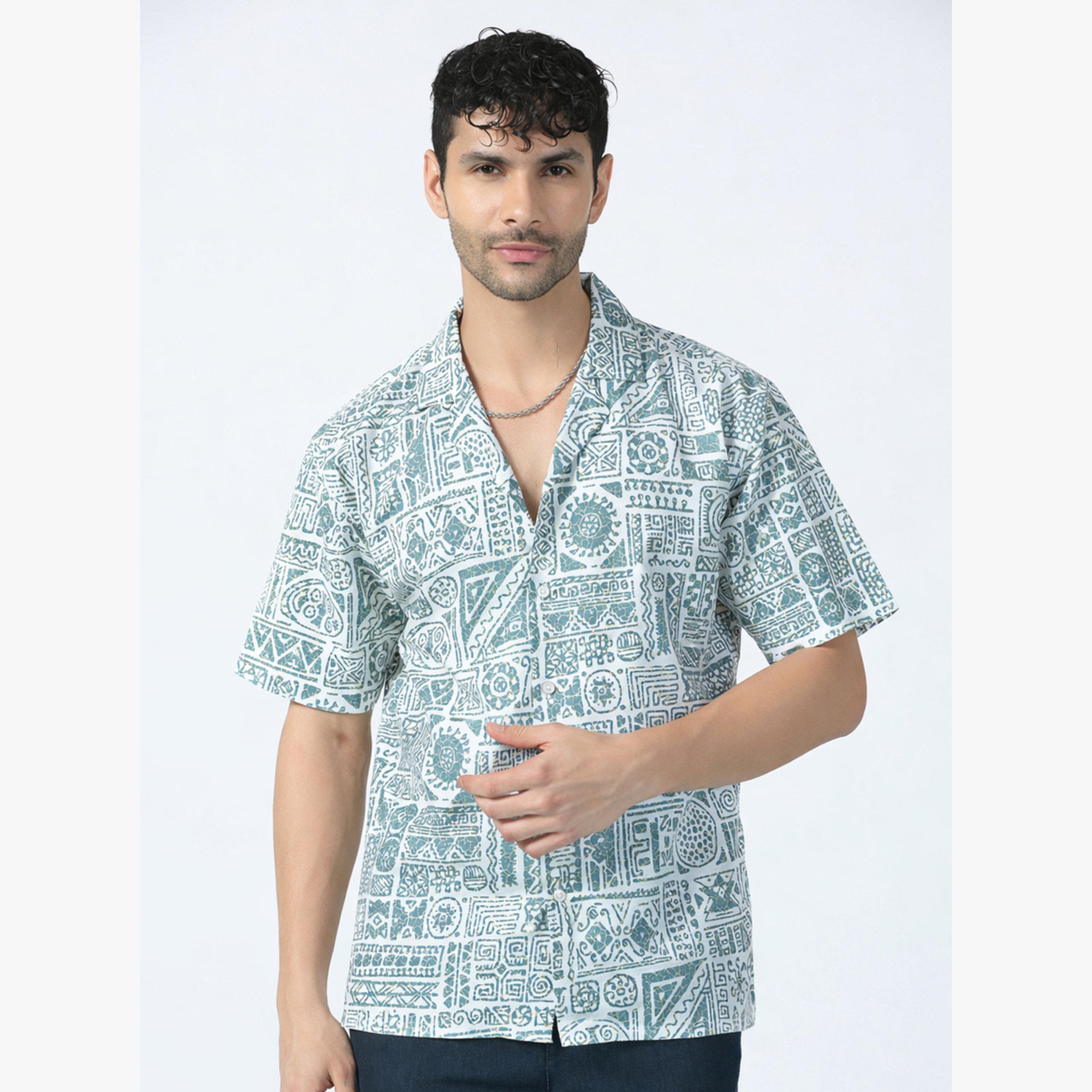 قميص كاجوال بطبعة كاملة للرجال-men-clothing-shirts-image-1