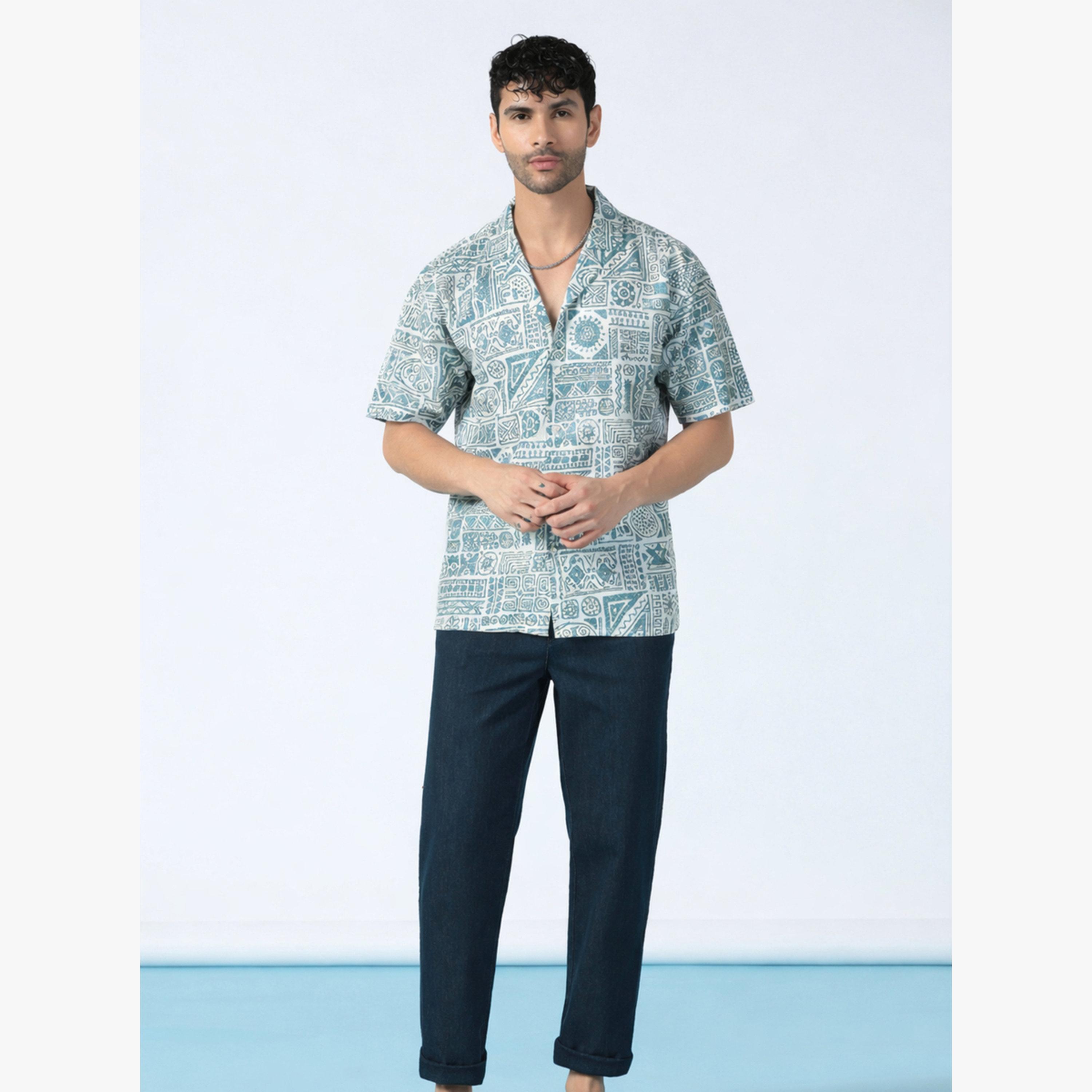 قميص كاجوال بطبعة كاملة للرجال-men-clothing-shirts-image-2