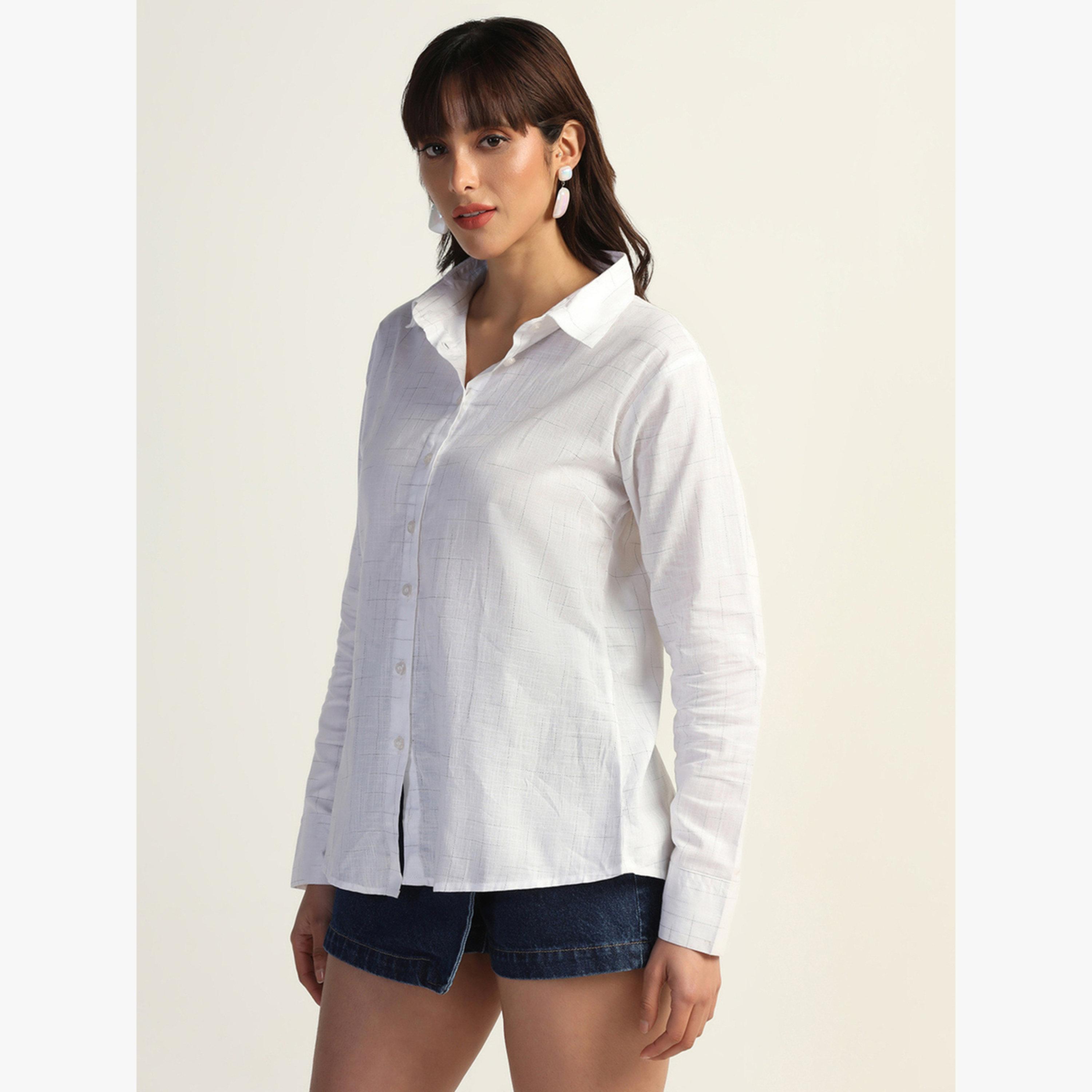 قميص بأزرار وأكمام طويلة-women-clothing-shirtsandblouses-shirts-image-3