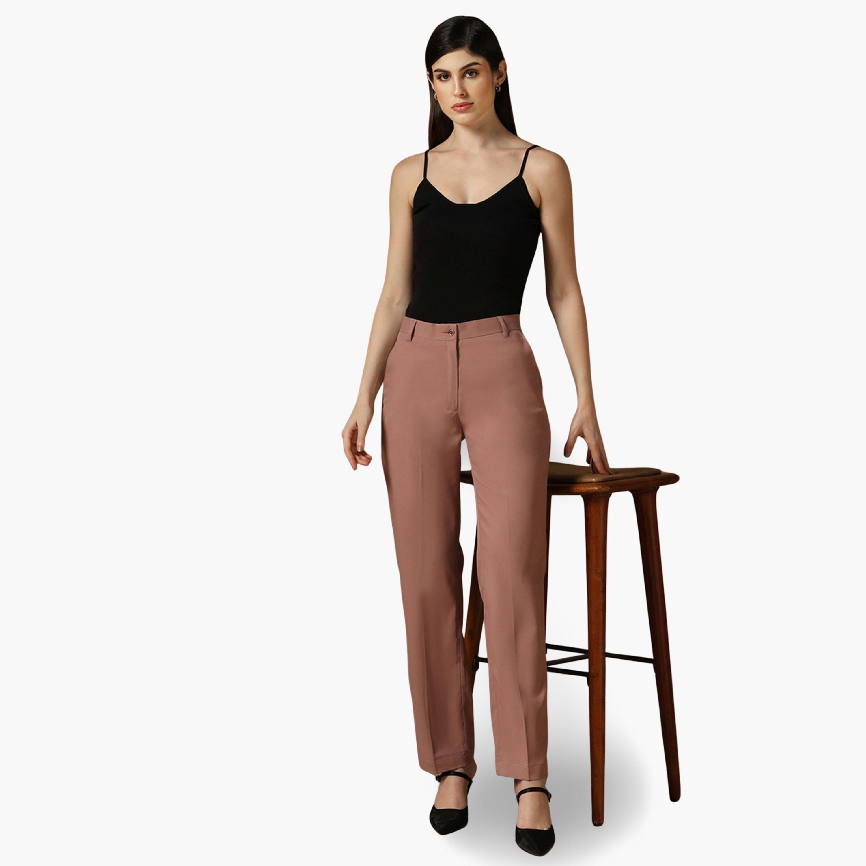 بنطال بقصة أرجل مستقيمة-women-clothing-bottoms-trousers-image-2