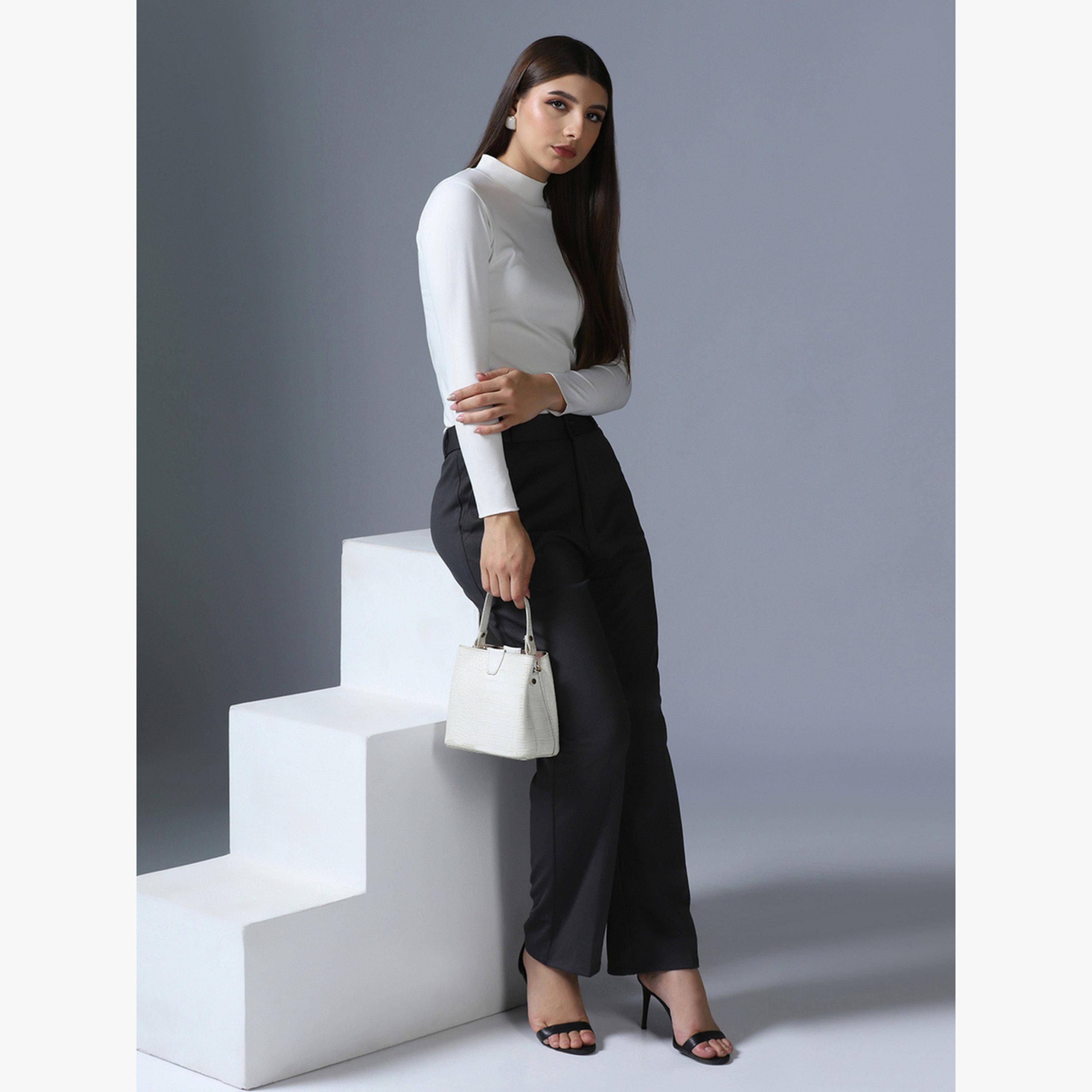 TAHVO X Styli Dark Grey Wide Leg Trousers-women-clothing-bottoms-trousers-image-3
