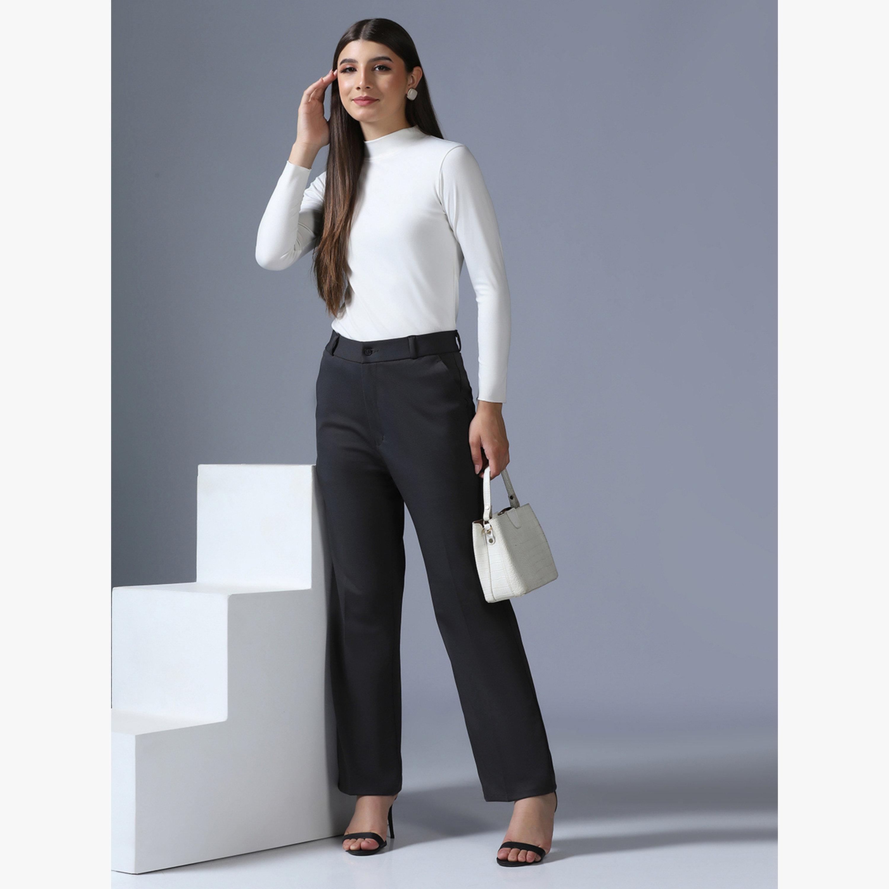 TAHVO X Styli Dark Grey Wide Leg Trousers-women-clothing-bottoms-trousers-image-4