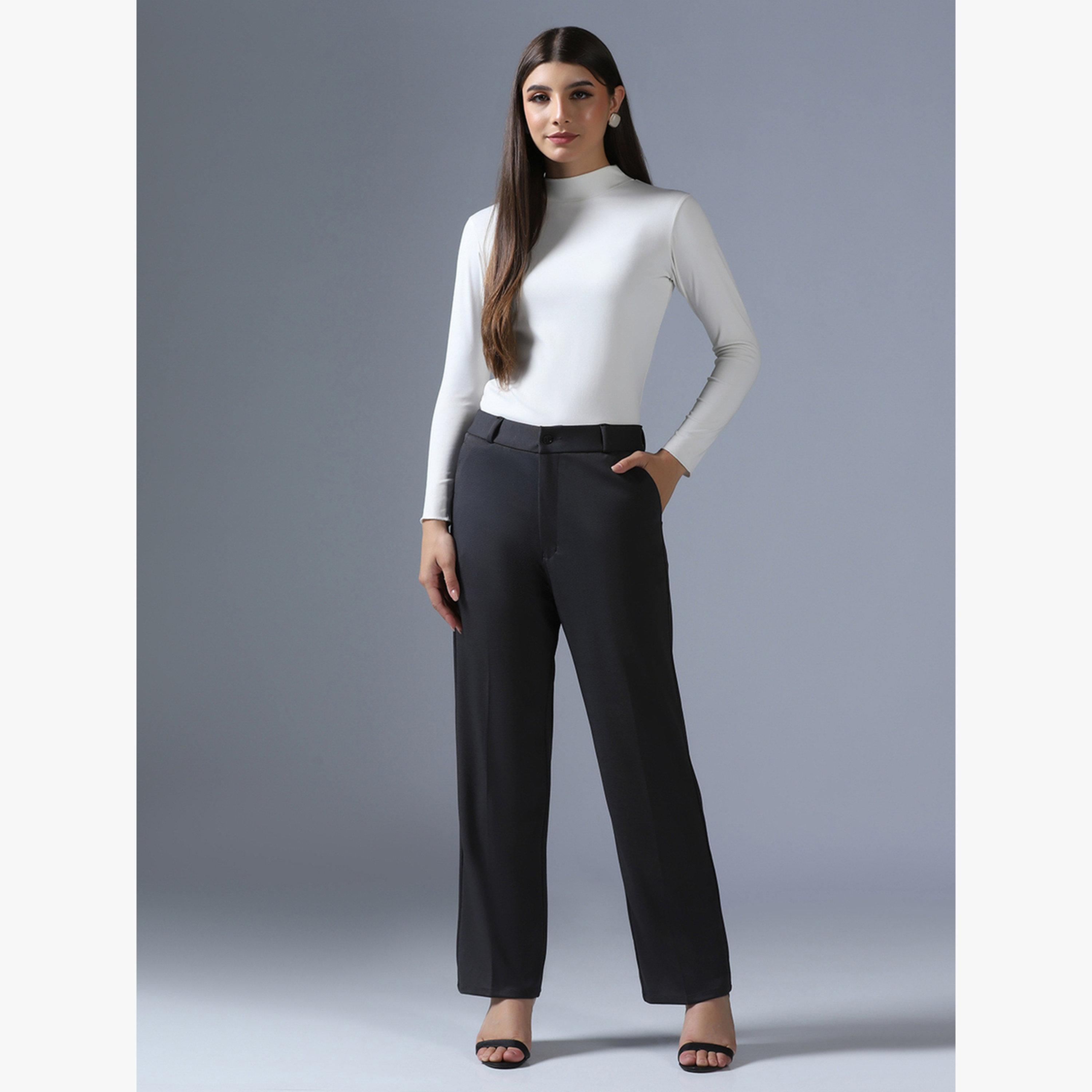 بنطال بقصة أرجل واسعة-women-clothing-bottoms-trousers-image-5