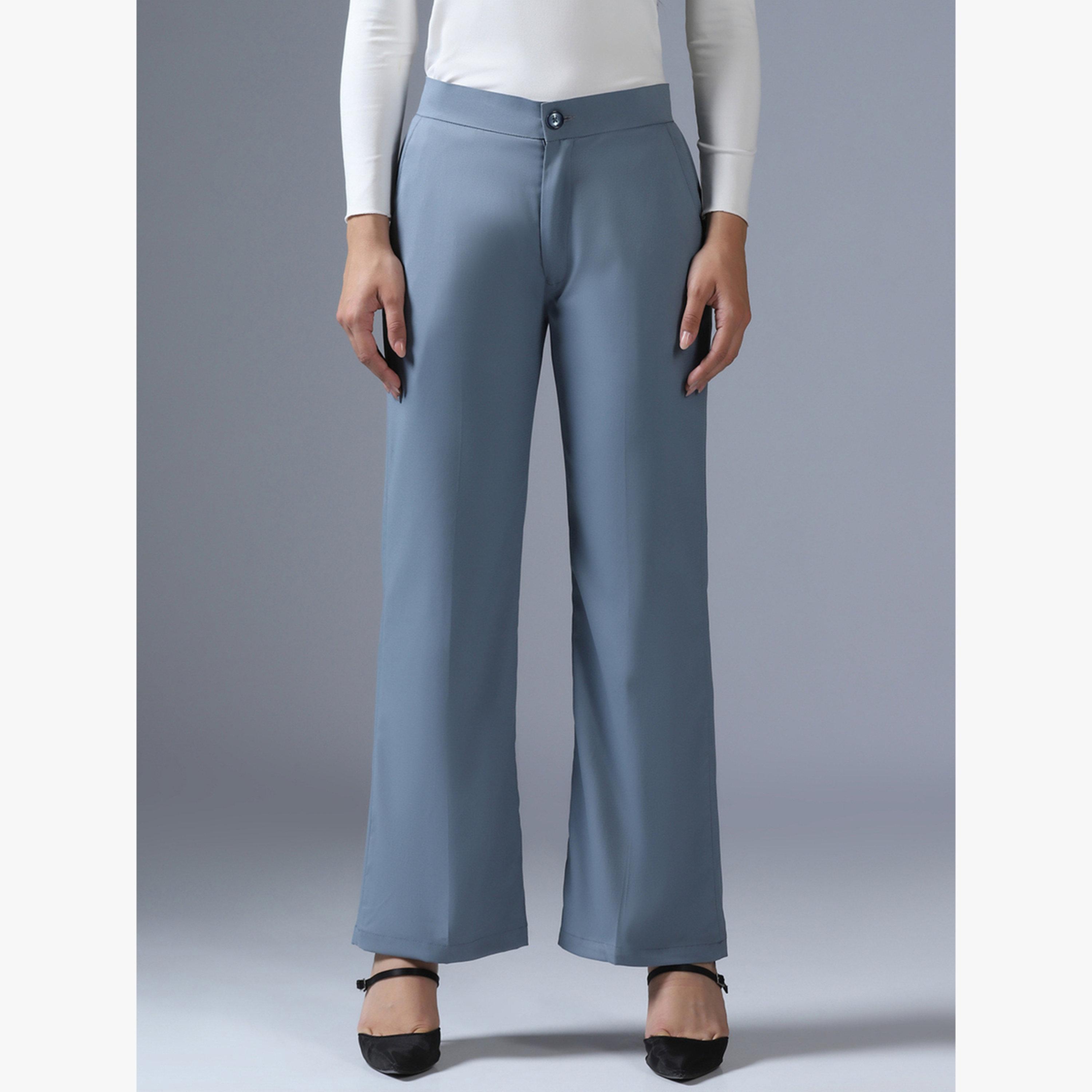 TAHVO X Styli Blue Wide Leg Trousers-women-clothing-bottoms-trousers-image-1