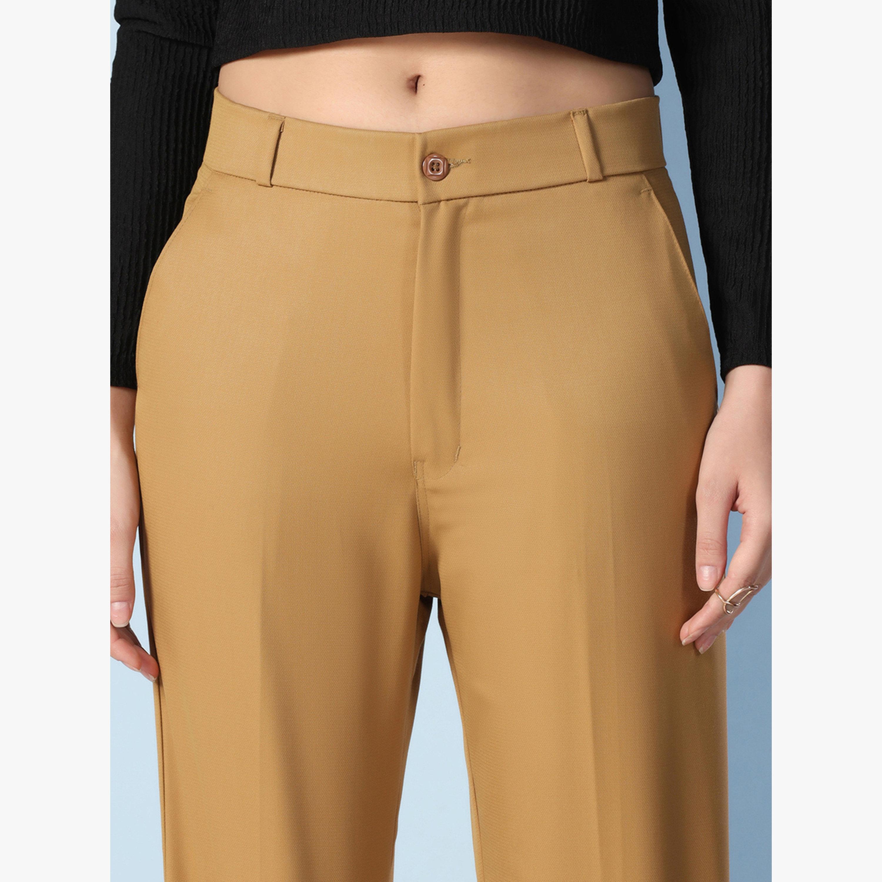 TAHVO X Styli Mustard Wide Leg Trousers-women-clothing-bottoms-trousers-image-4