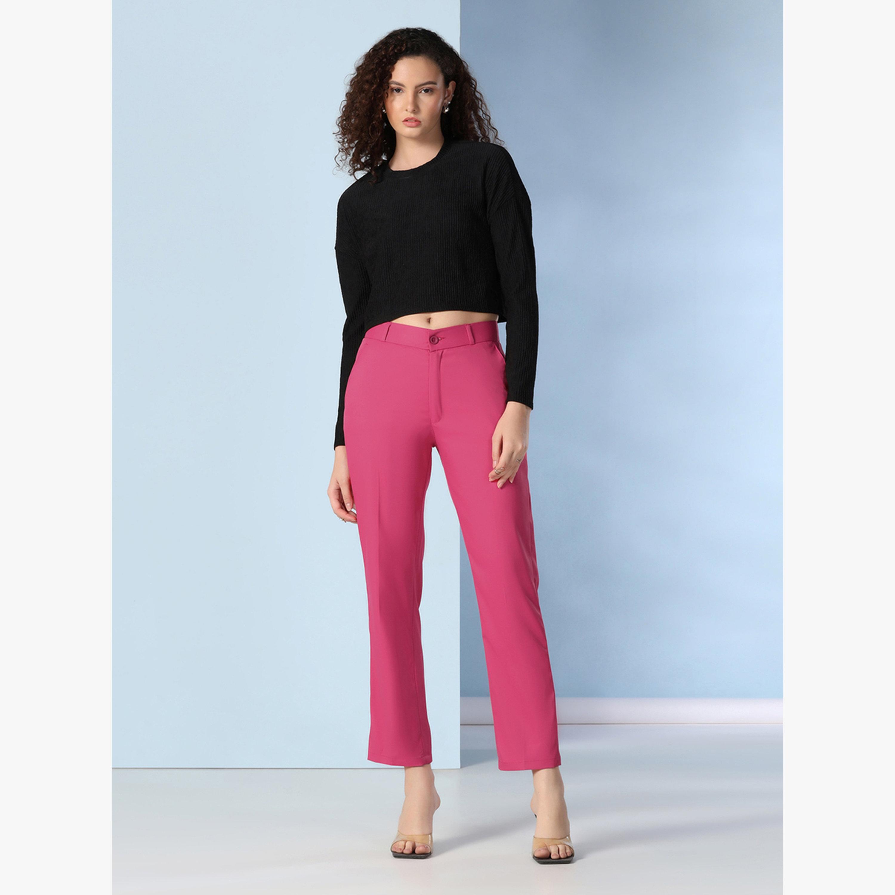بنطال بقصة أرجل مستقيمة-women-clothing-bottoms-trousers-image-2