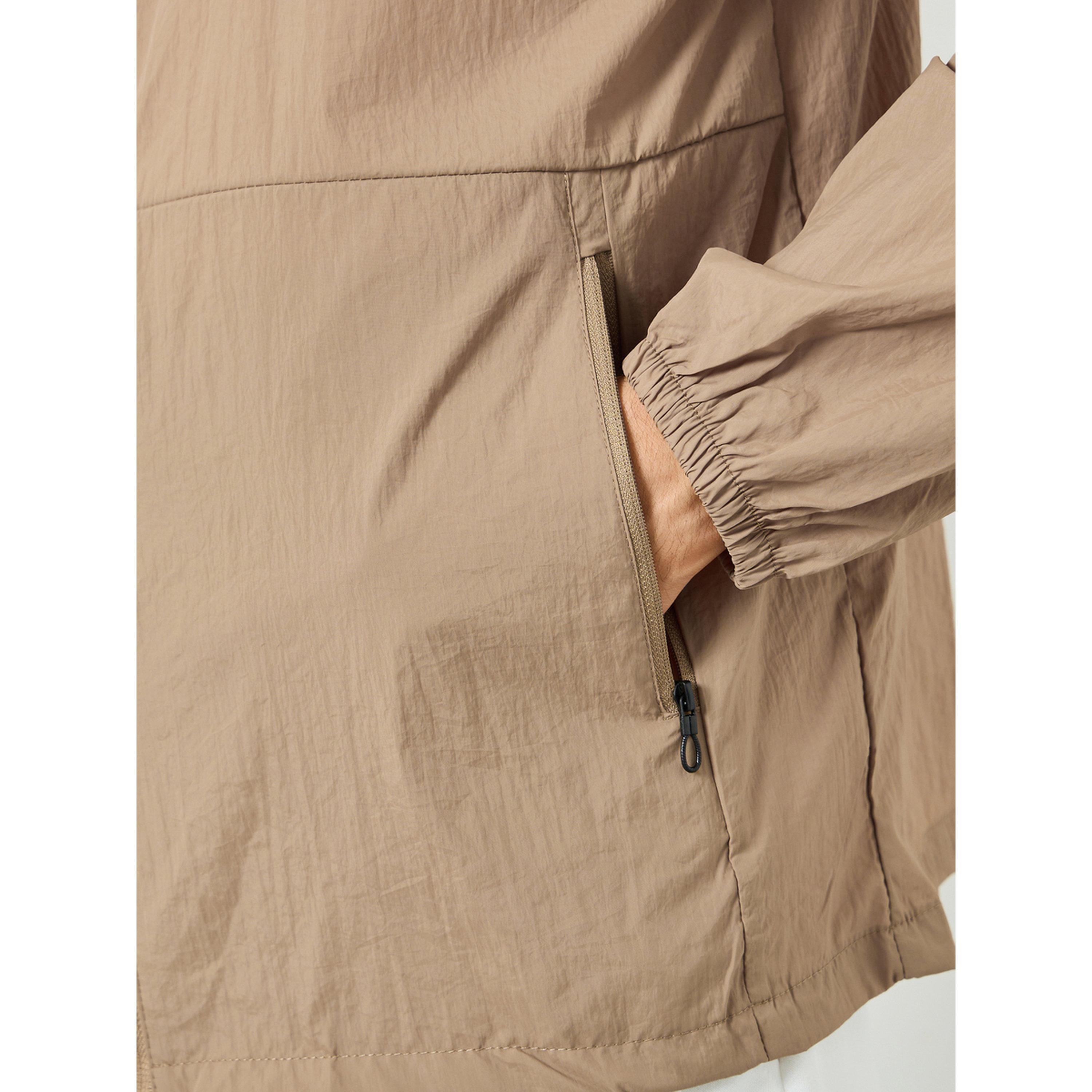 Styli Men Khaki Zip-Up Jacket-men-clothing-sportswearandactivewear-hoodiesandsweatshirts-image-5