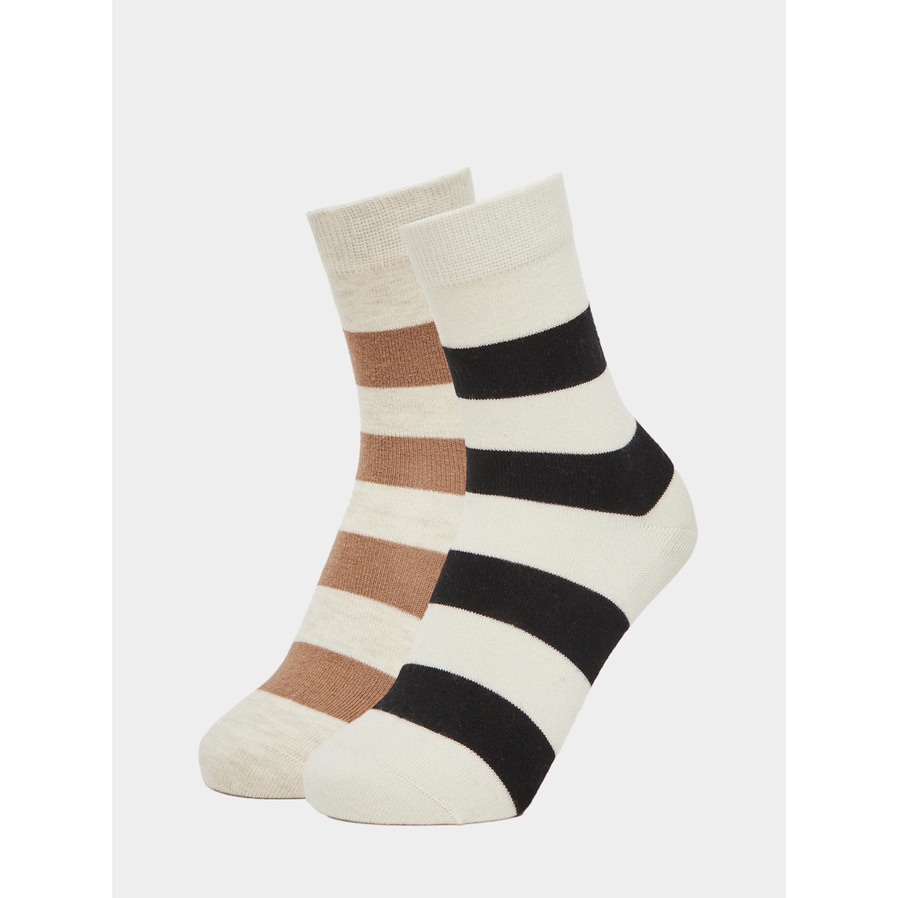 طقم من زوجين جوارب مخططة-women-socksandstockings-image-1