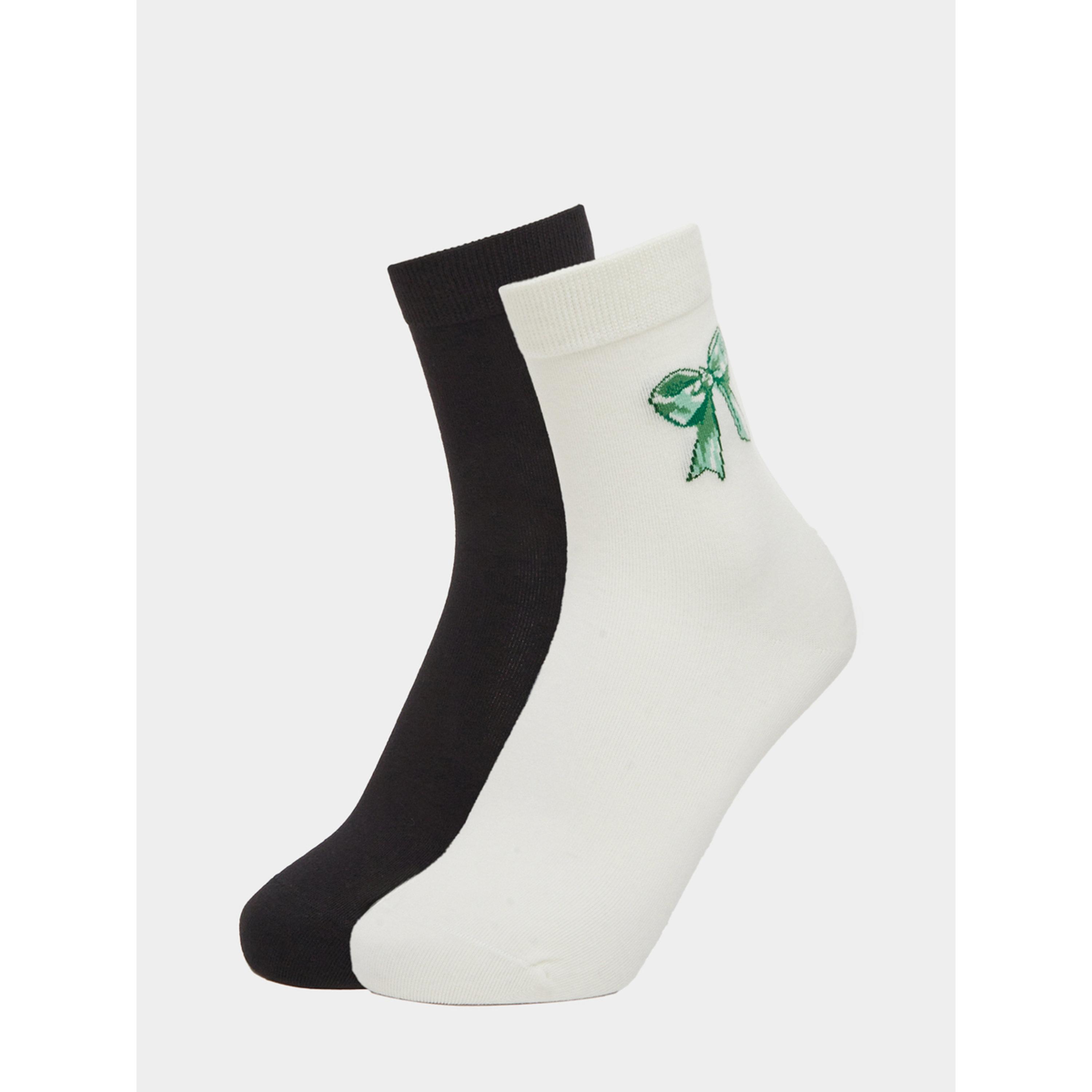 Styli Pack of 2 - Bow Design Socks-women-socksandstockings-image-1