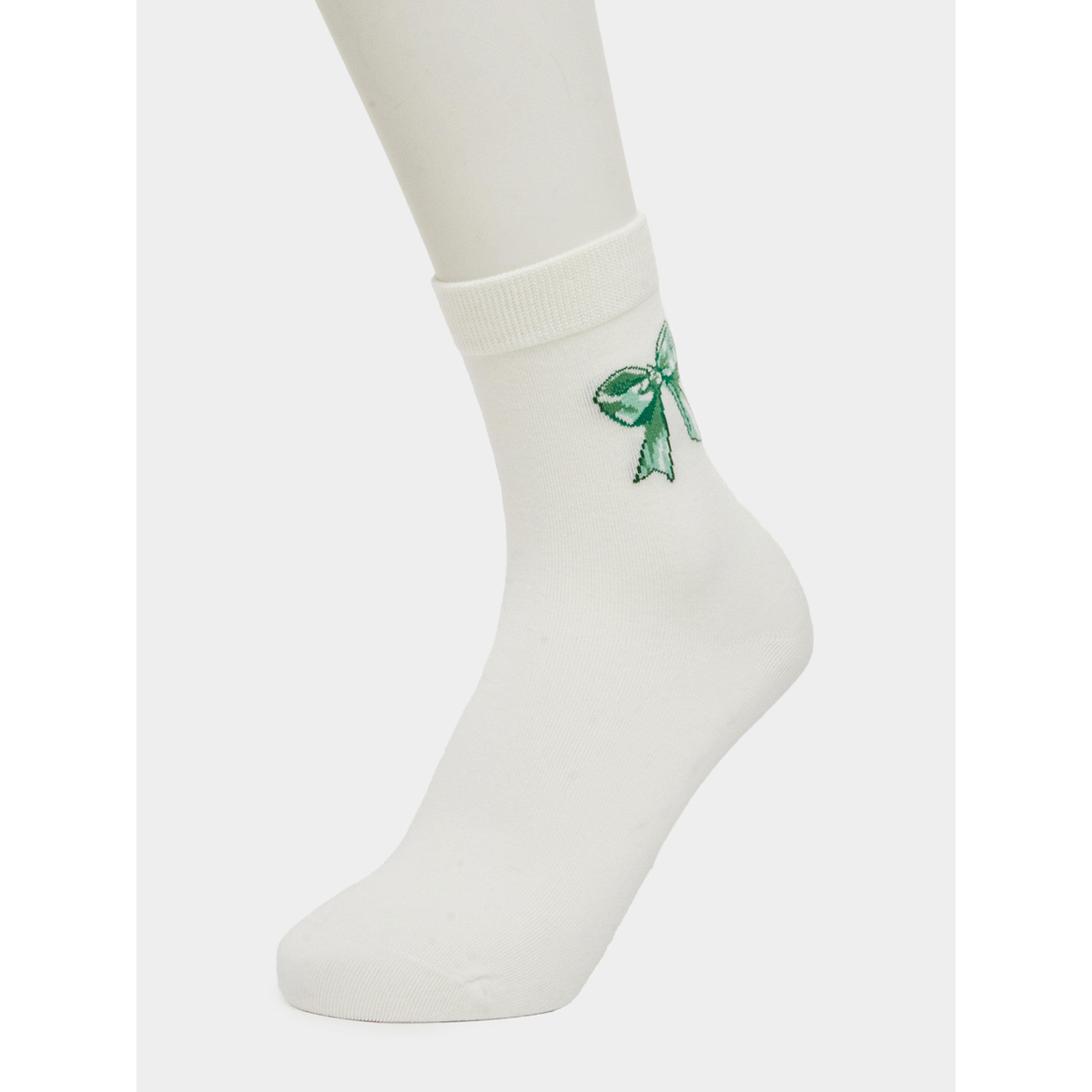 Styli Pack of 2 - Bow Design Socks-women-socksandstockings-image-2