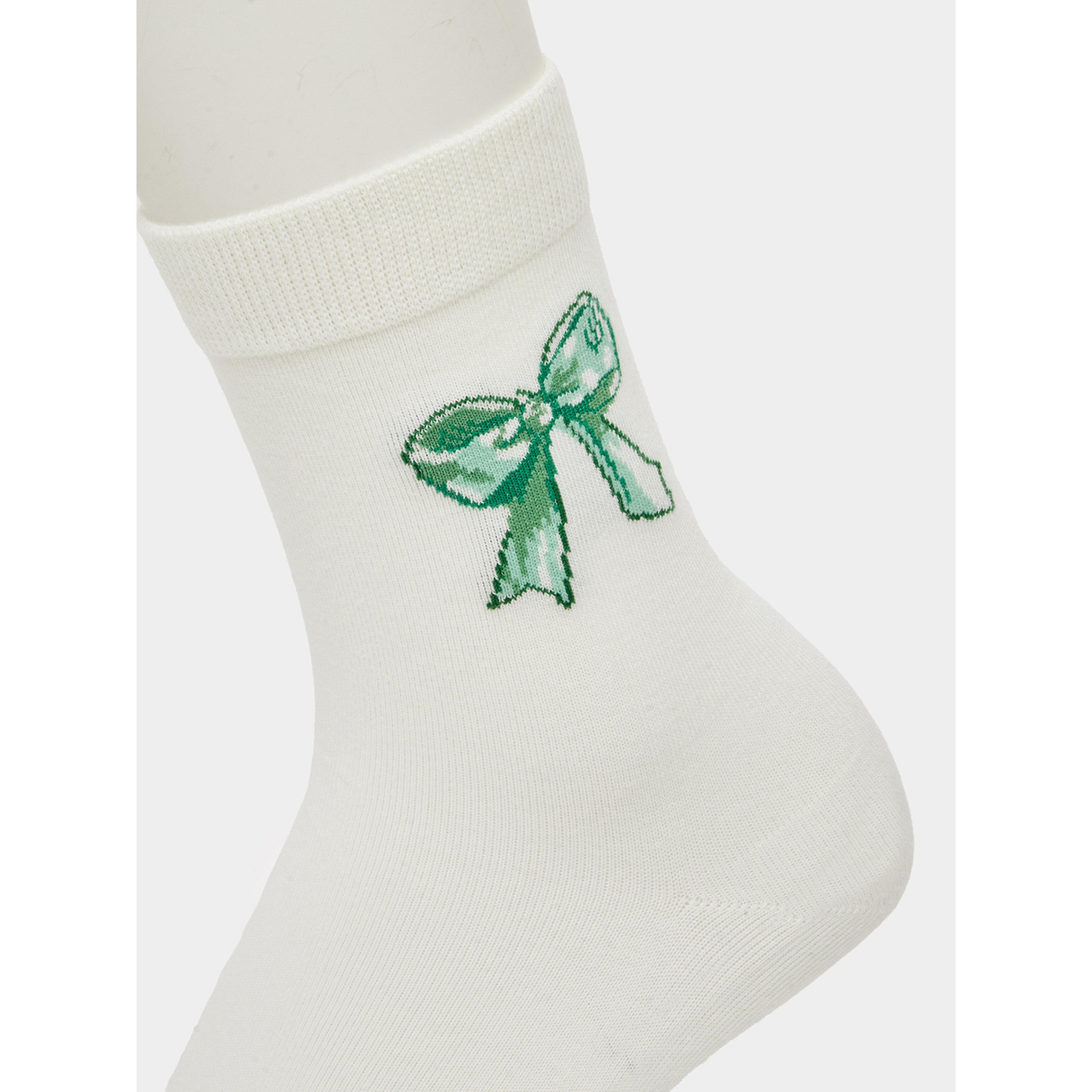 Styli Pack of 2 - Bow Design Socks-women-socksandstockings-image-3