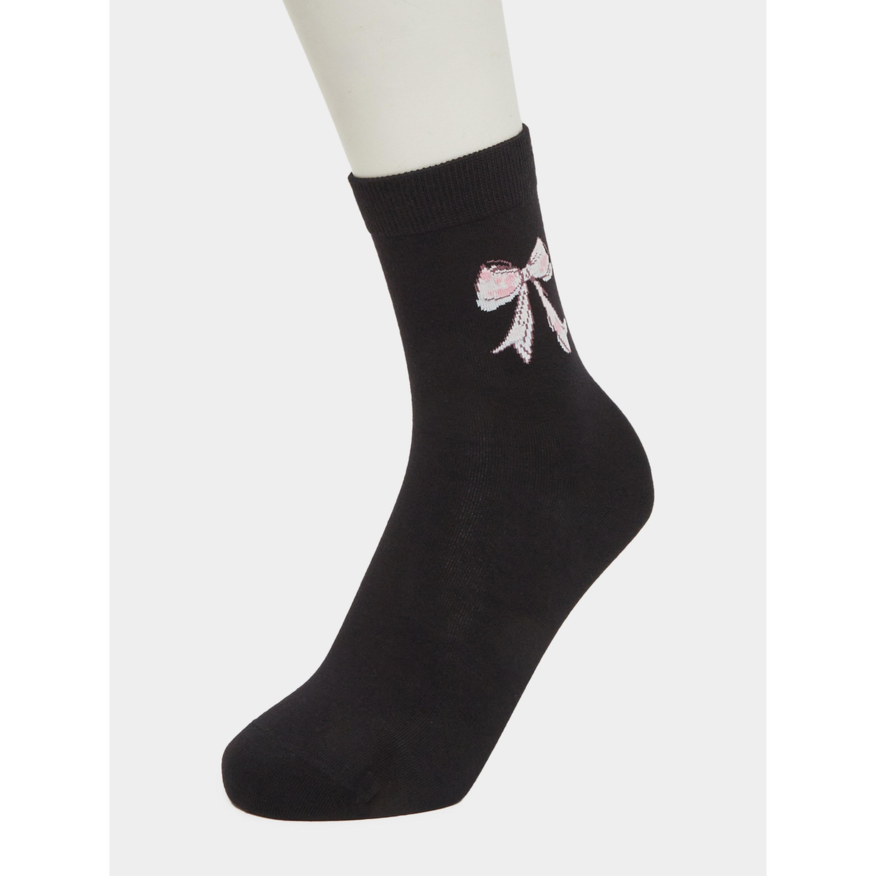 Styli Pack of 2 - Bow Design Socks-women-socksandstockings-image-4