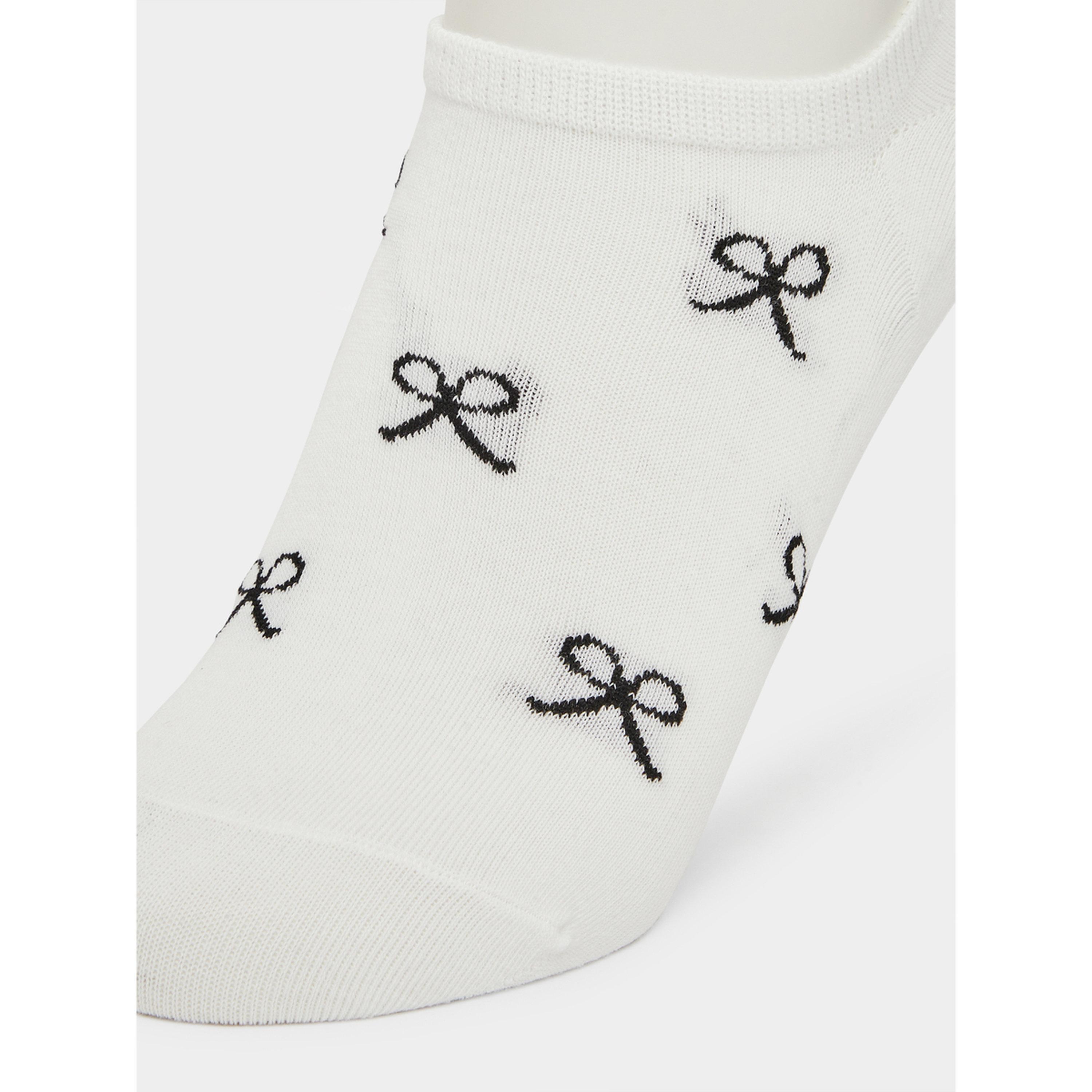 طقم من 3 أزواج جوارب بتصميم فيونكة-women-socksandstockings-image-5