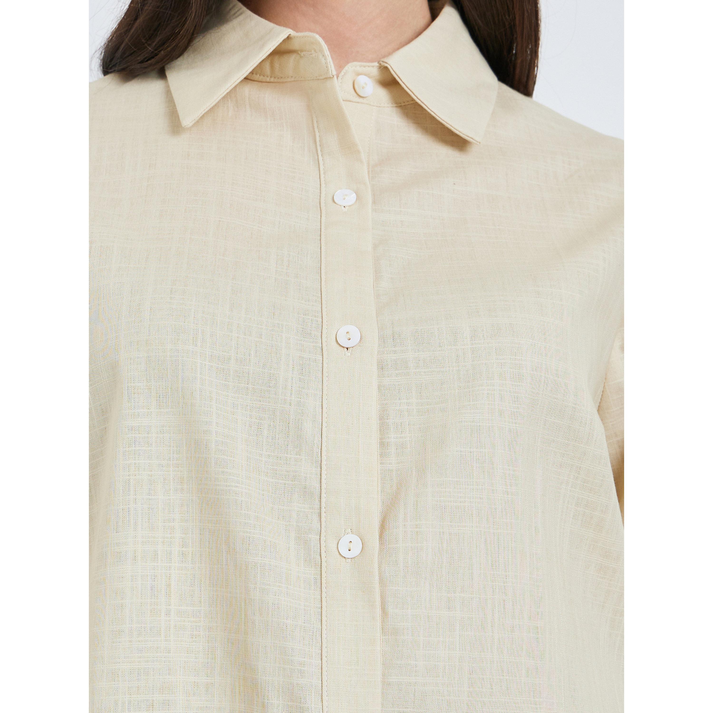 Take Two Beige Solid Long Sleeve Shirt-women-clothing-shirtsandblouses-shirts-image-5