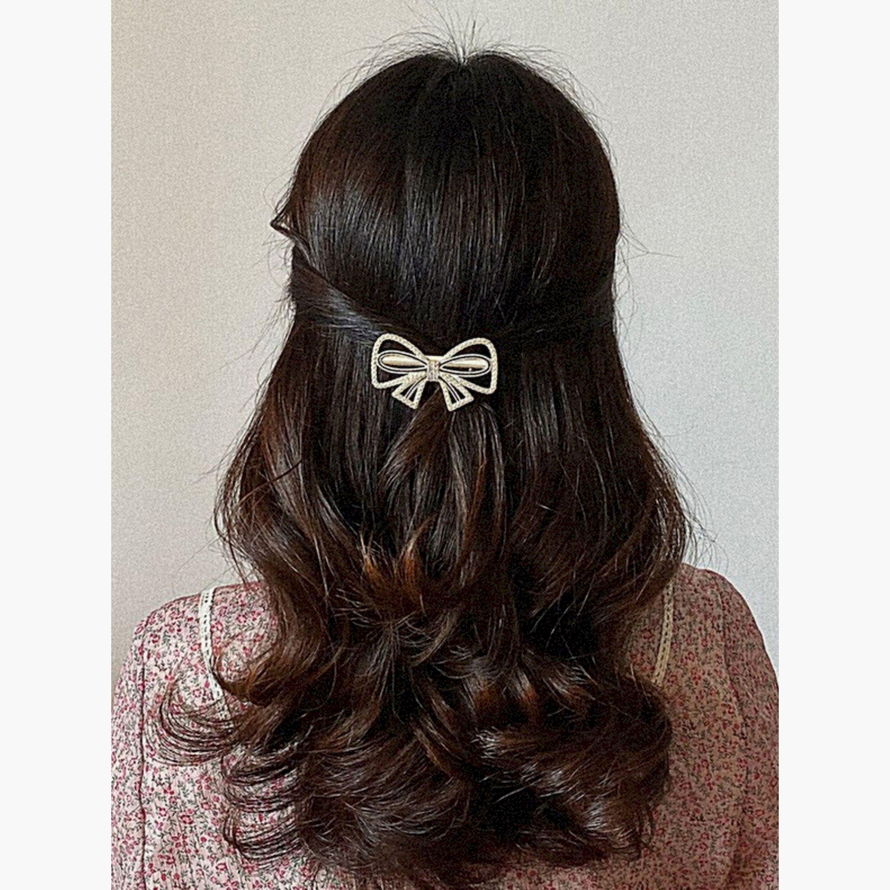 Take Two Pack of 7 - Embellished Hair Clips-women-hairaccessories-clips-image-5