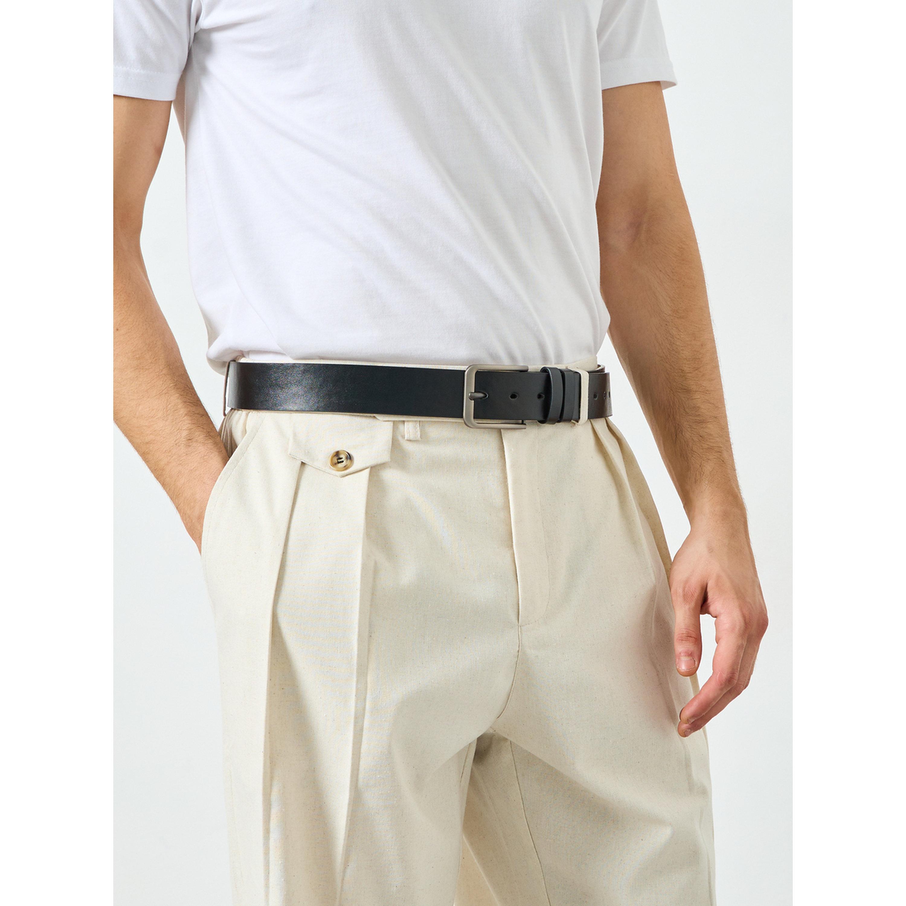 Styli Men Square Buckle Casual Belt-men-beltsandwallets-belts-image-2