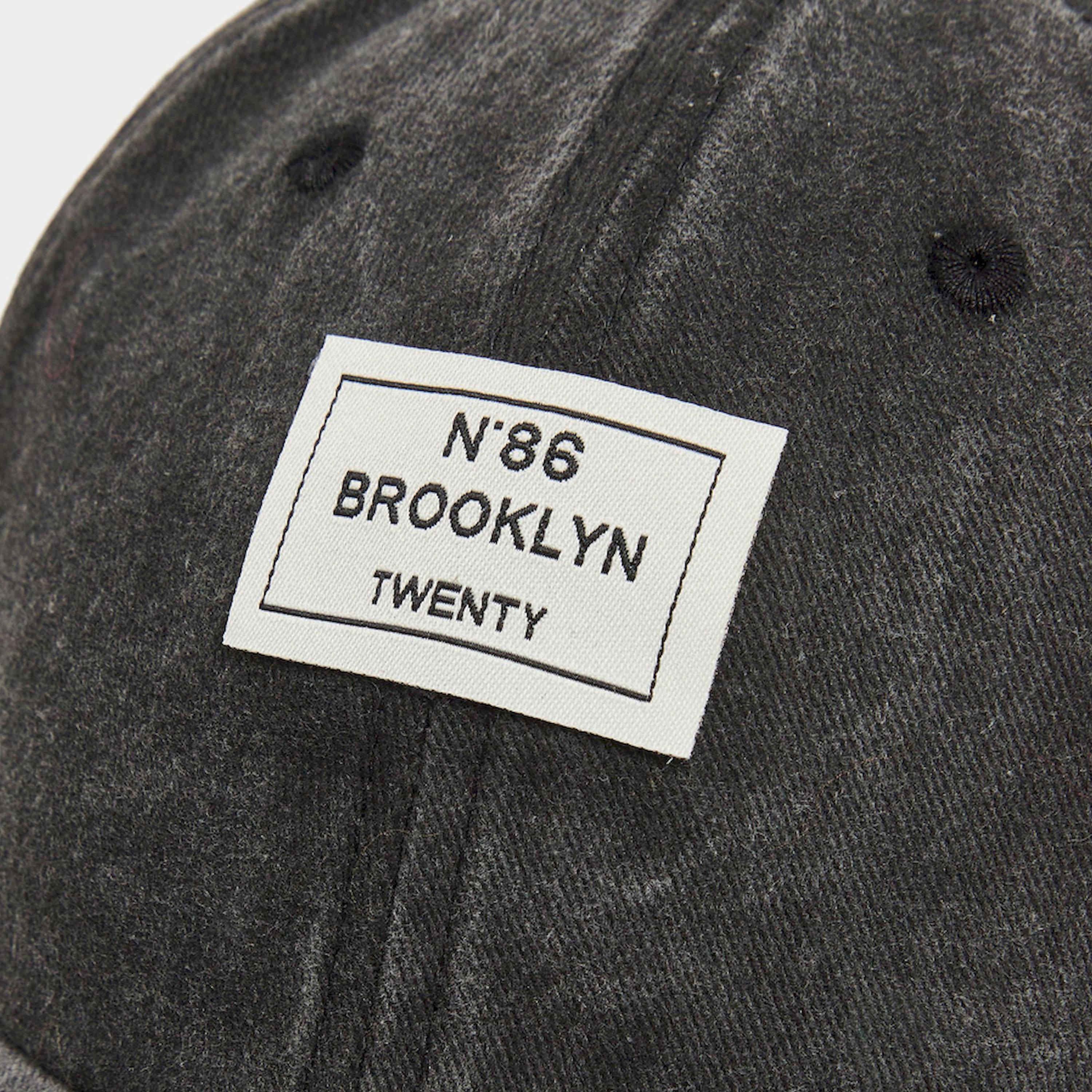 Styli Charcoal Patch Detail Baseball Cap-men-caps-image-3