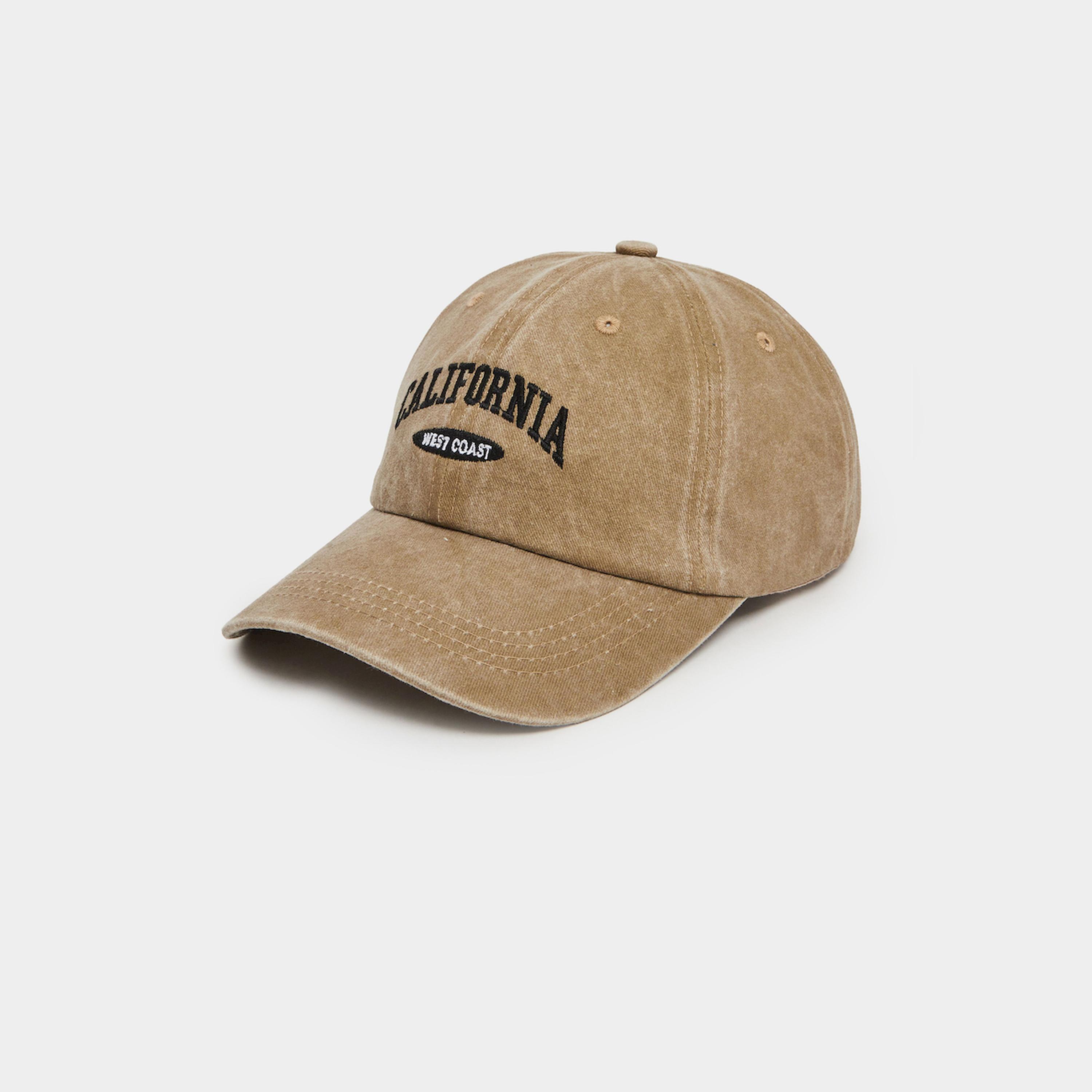 Styli Khaki California Embroidered Baseball Cap-men-caps-image-1