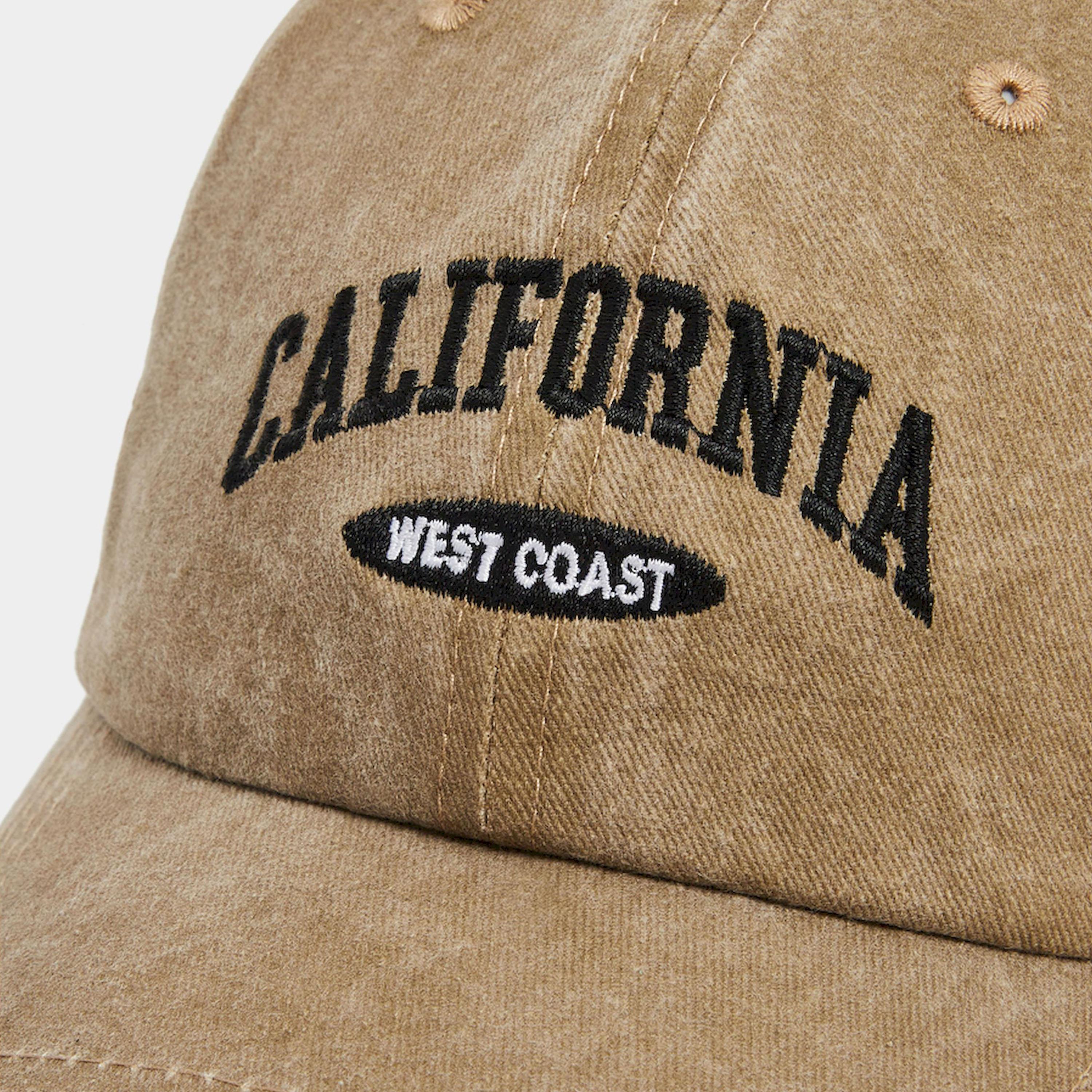 Styli Khaki California Embroidered Baseball Cap-men-caps-image-3